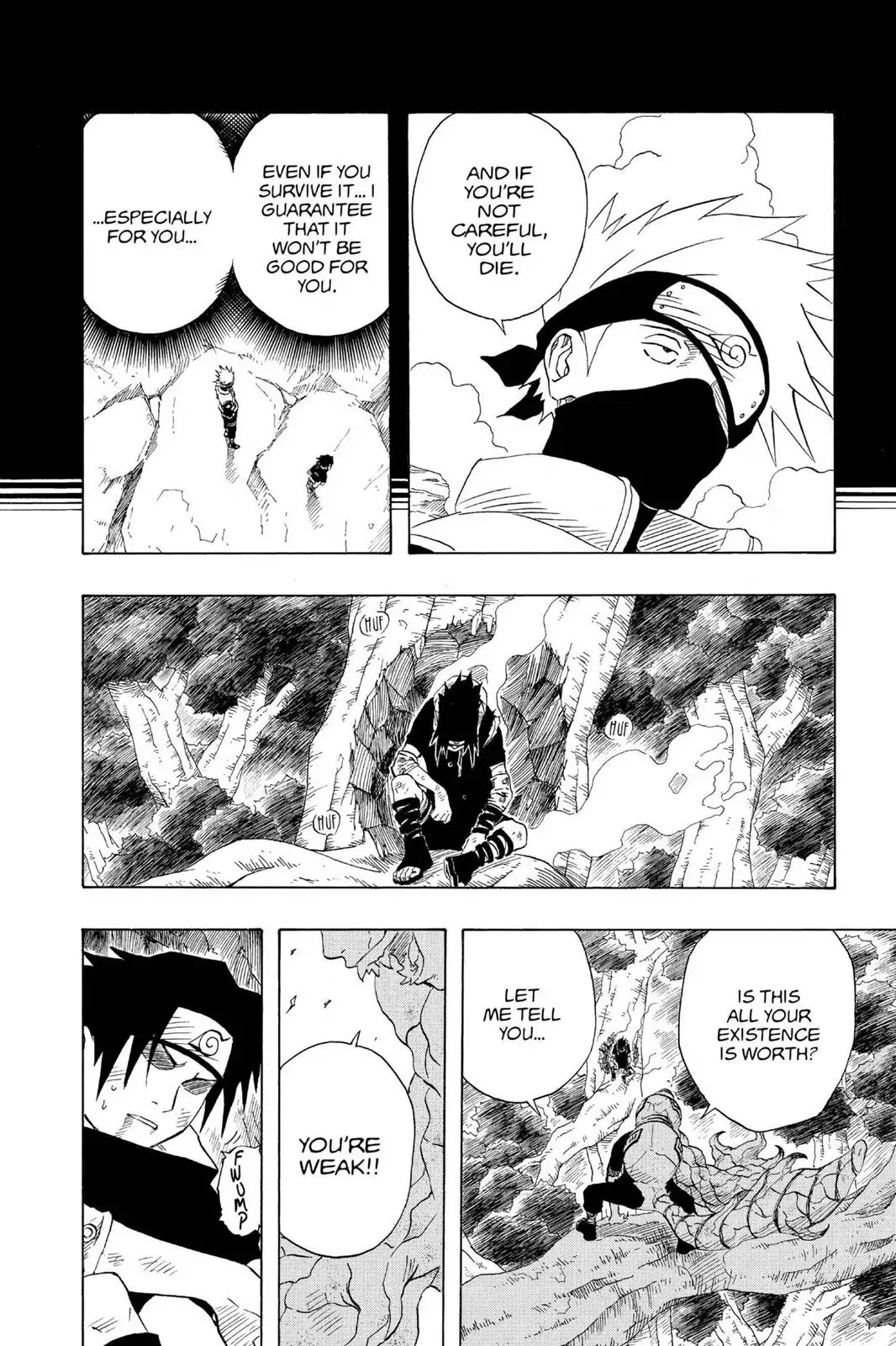 Naruto Chapter 128 page 12 - Chapter 128: Exceeding One's Limits...!!