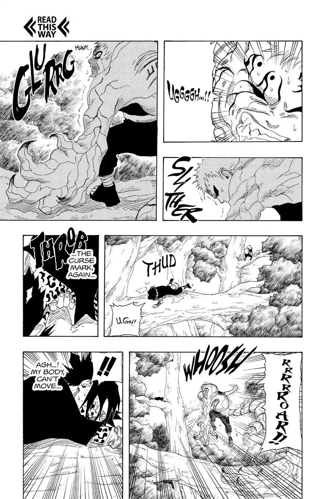 Naruto Chapter 128 page 17 - Chapter 128: Exceeding One's Limits...!!
