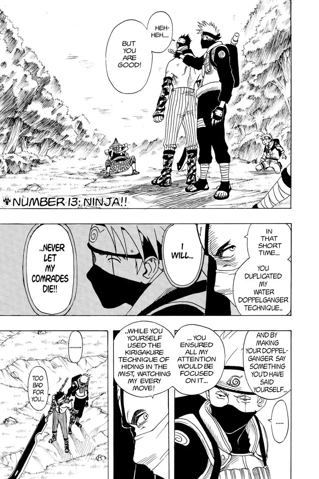 Naruto Chapter 13 page 1 - Chapter 13: Ninja!!!