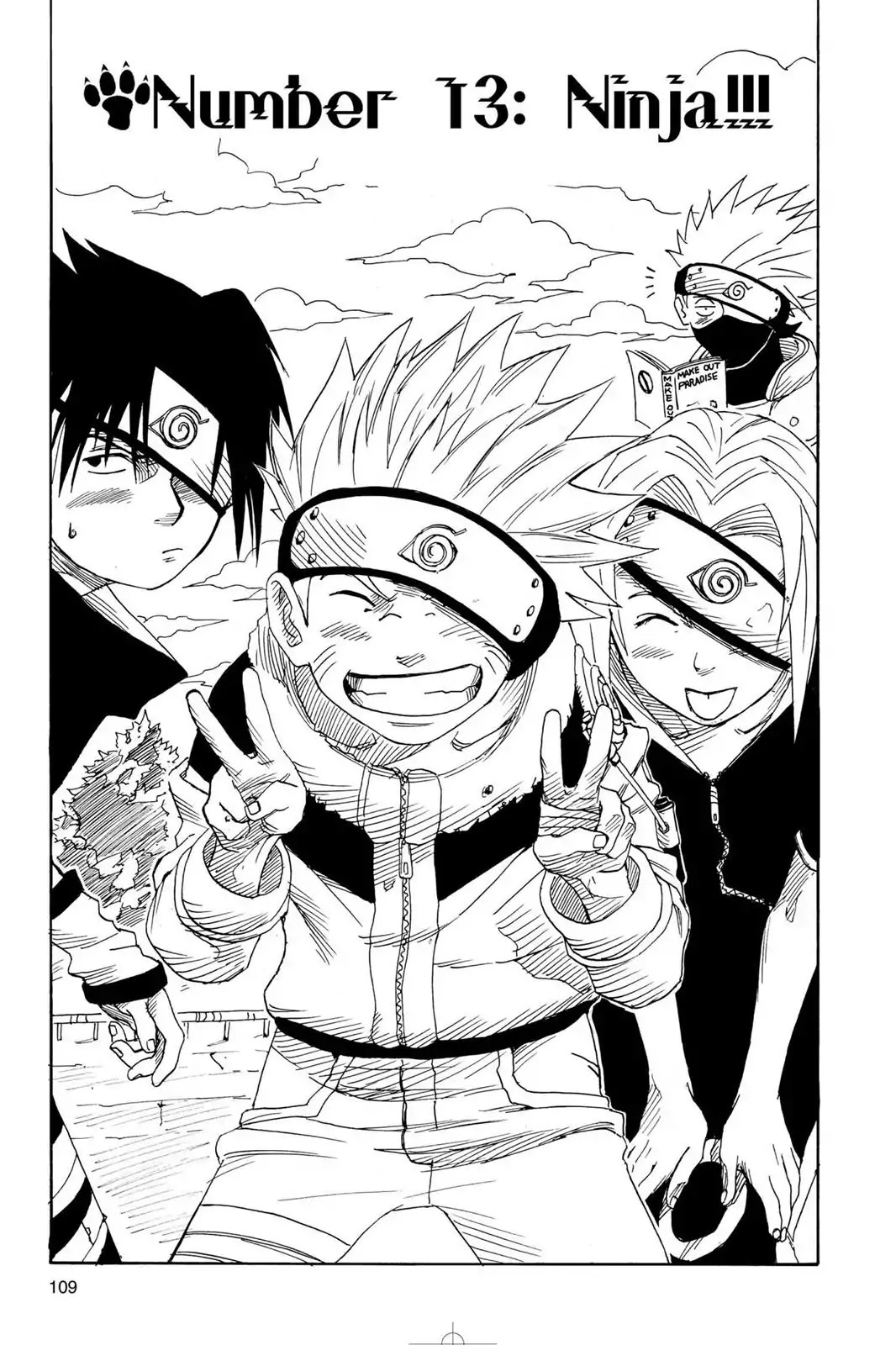 Naruto Chapter 13 page 3 - Chapter 13: Ninja!!!