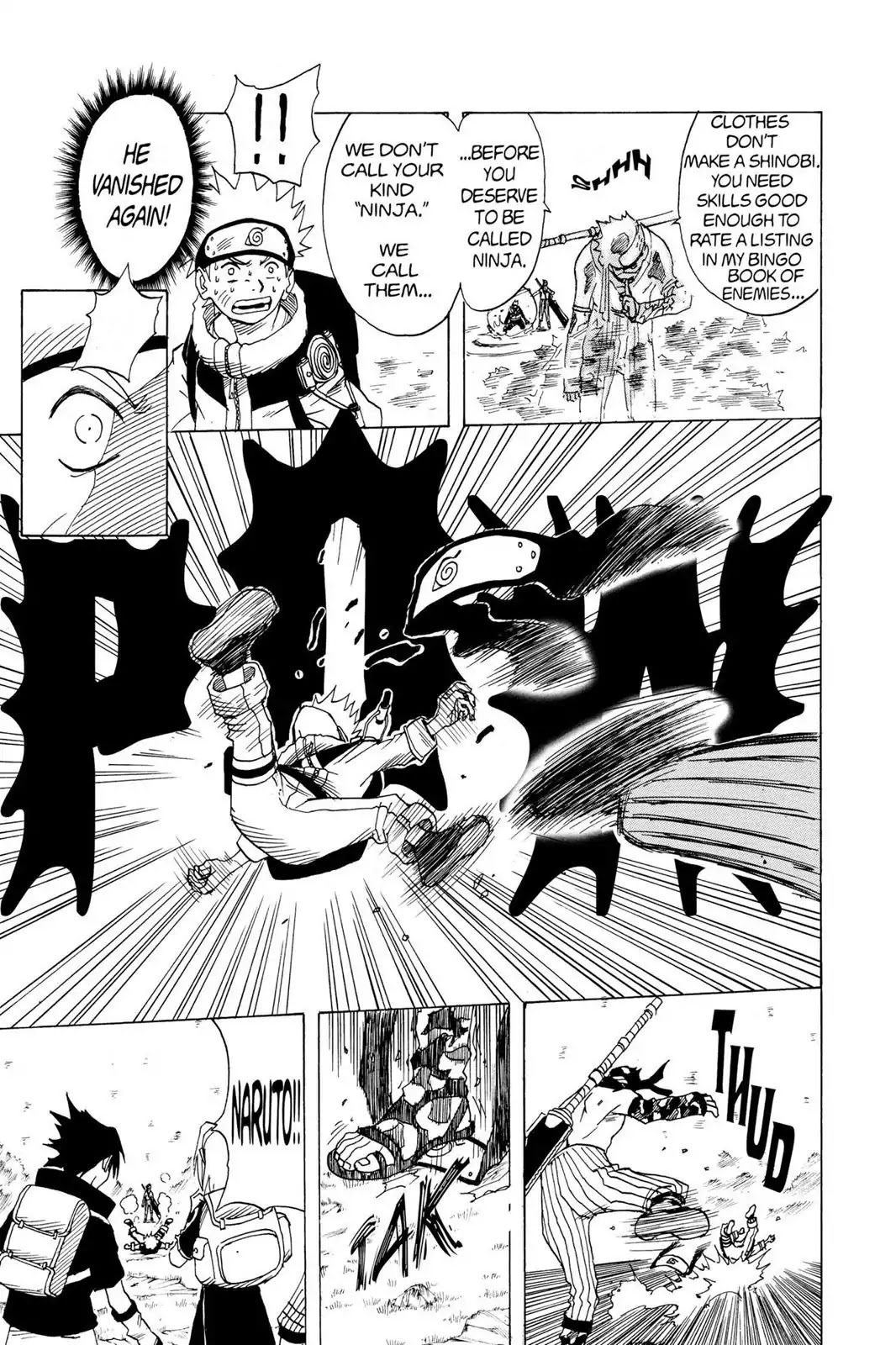 Naruto Chapter 13 page 9 - Chapter 13: Ninja!!!