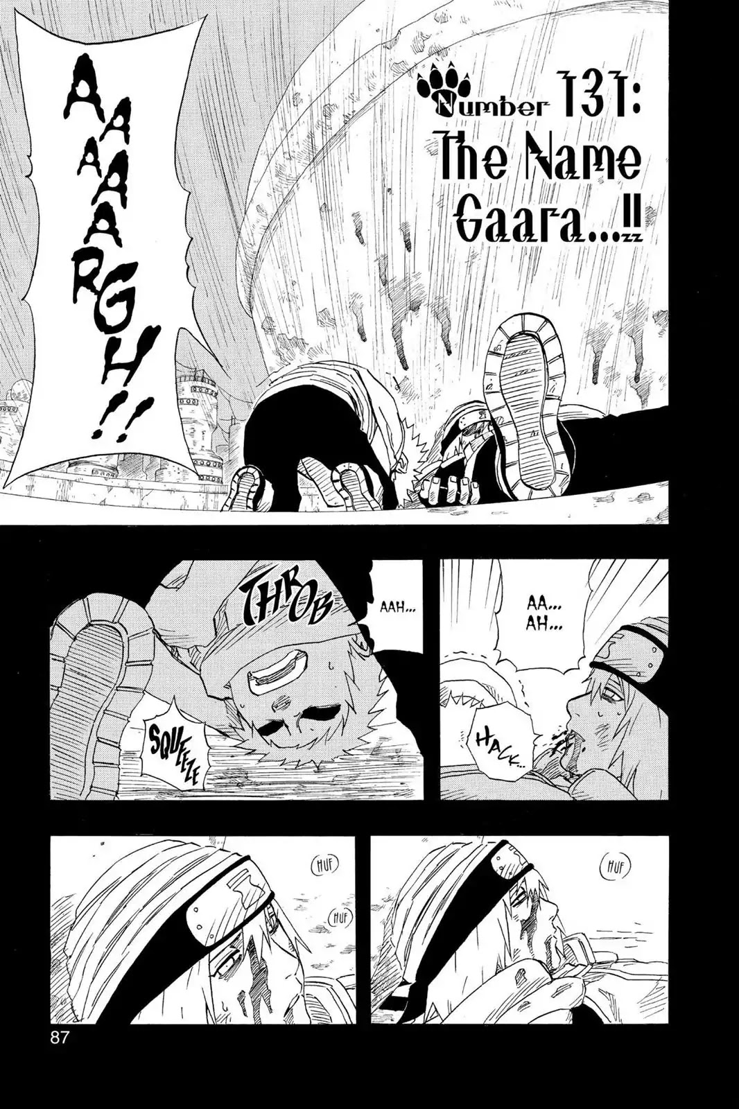 Naruto Chapter 131 page 1 - Chapter 131: The Name Gaara...!!