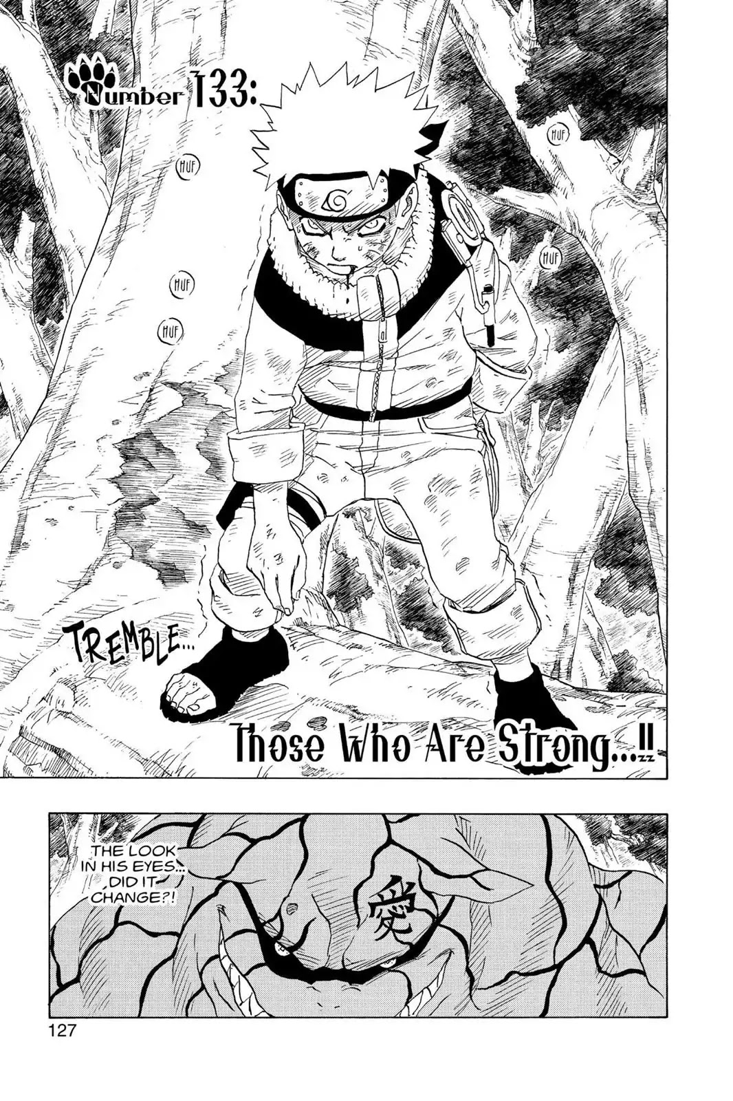 Naruto Chapter 133 page 1 - Chapter 133: Those Who Are Strong...!!