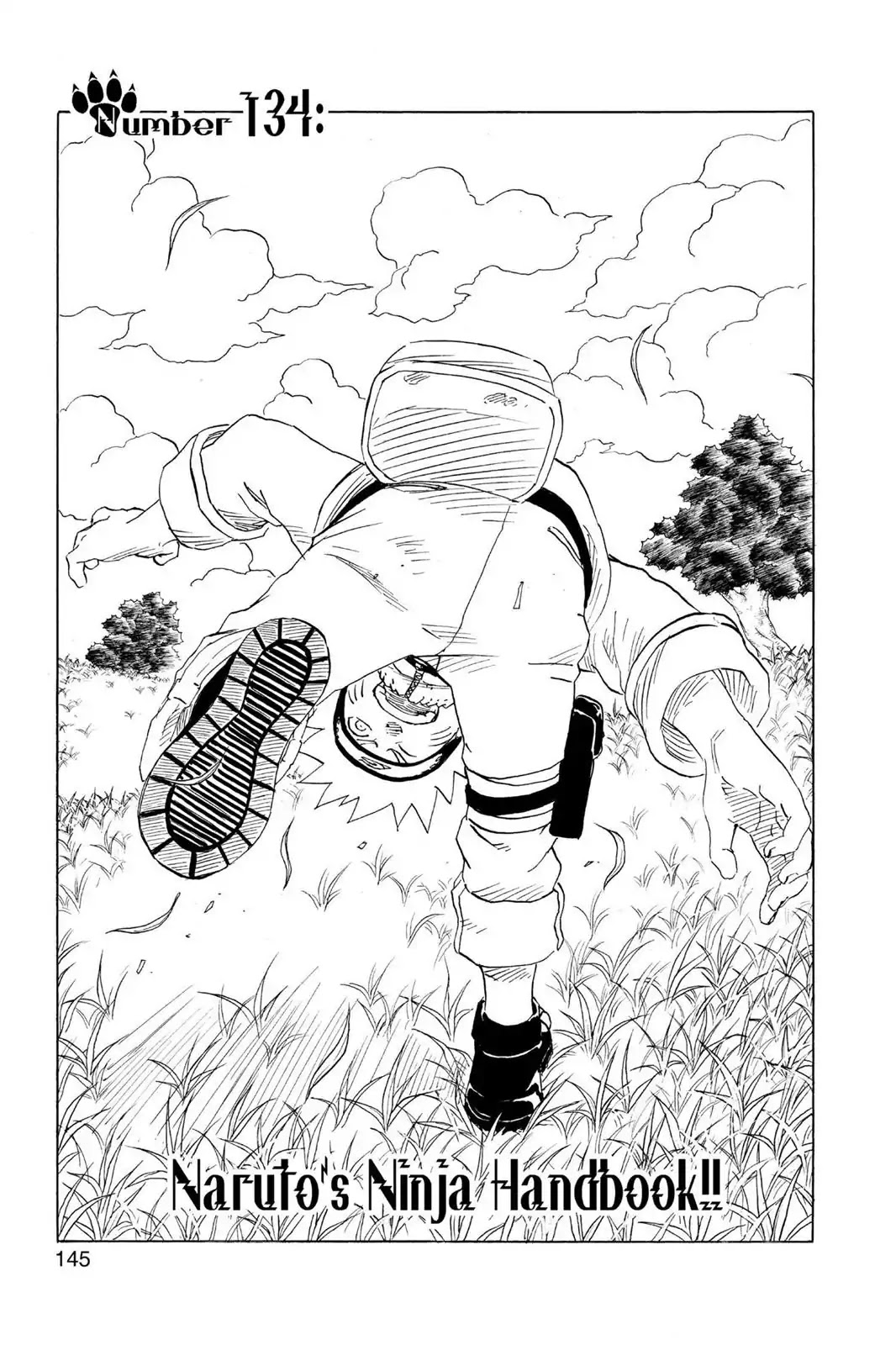 Naruto Chapter 134 page 1 - Chapter 134: Naruto's Ninja Handbook!!