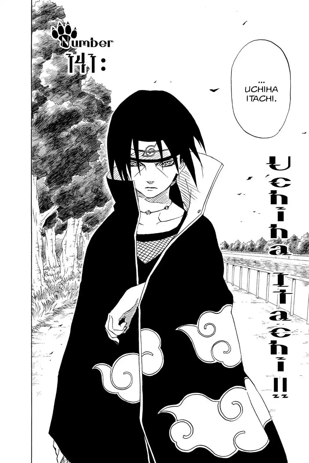 Naruto Chapter 141 page 2 - Chapter 141: Uchiha Itachi!!