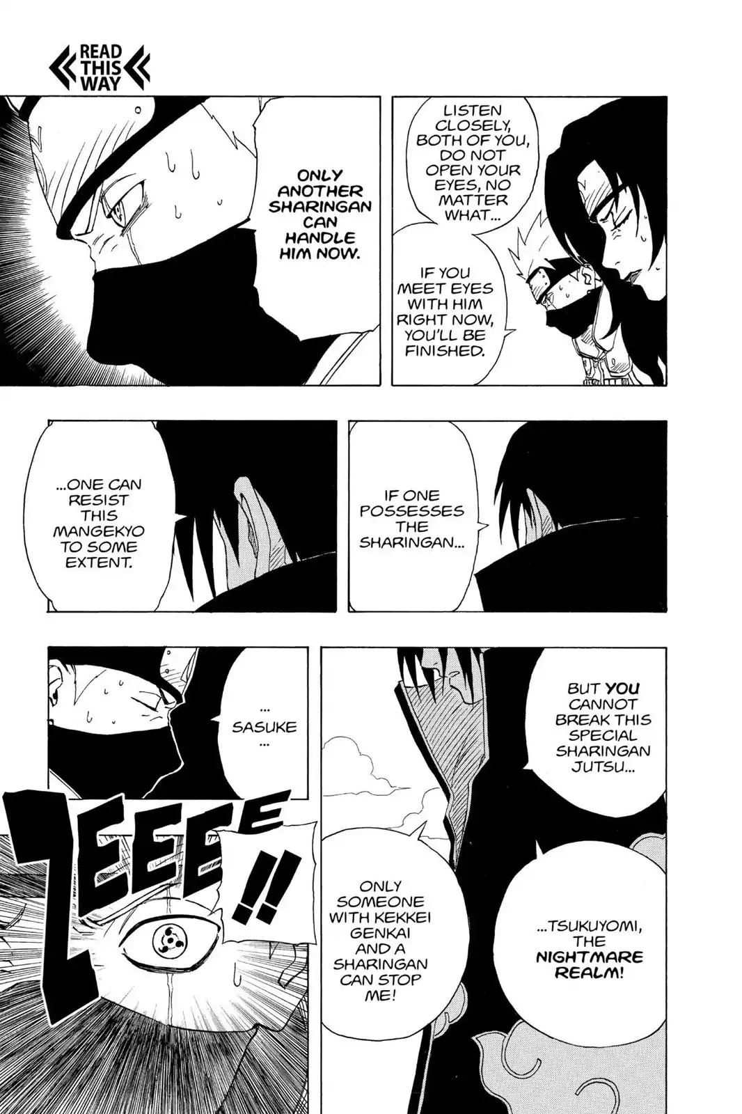 Naruto Chapter 142 page 15 - Chapter 142: Kakashi Vs. Itachi