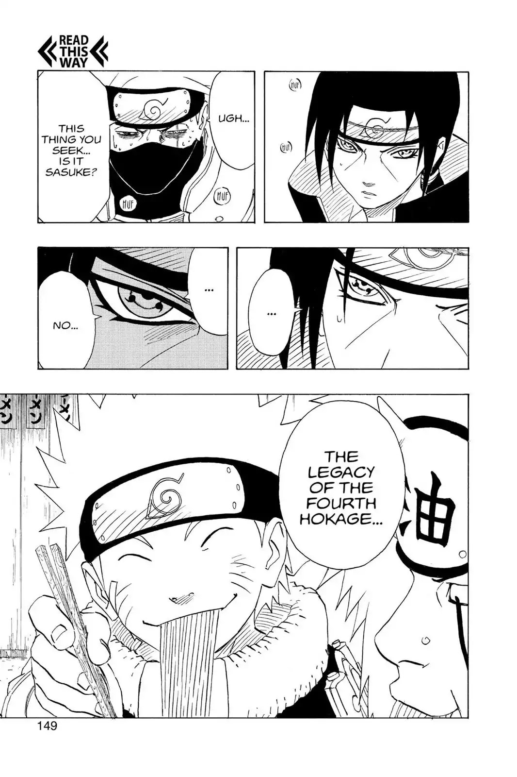 Naruto Chapter 142 page 19 - Chapter 142: Kakashi Vs. Itachi