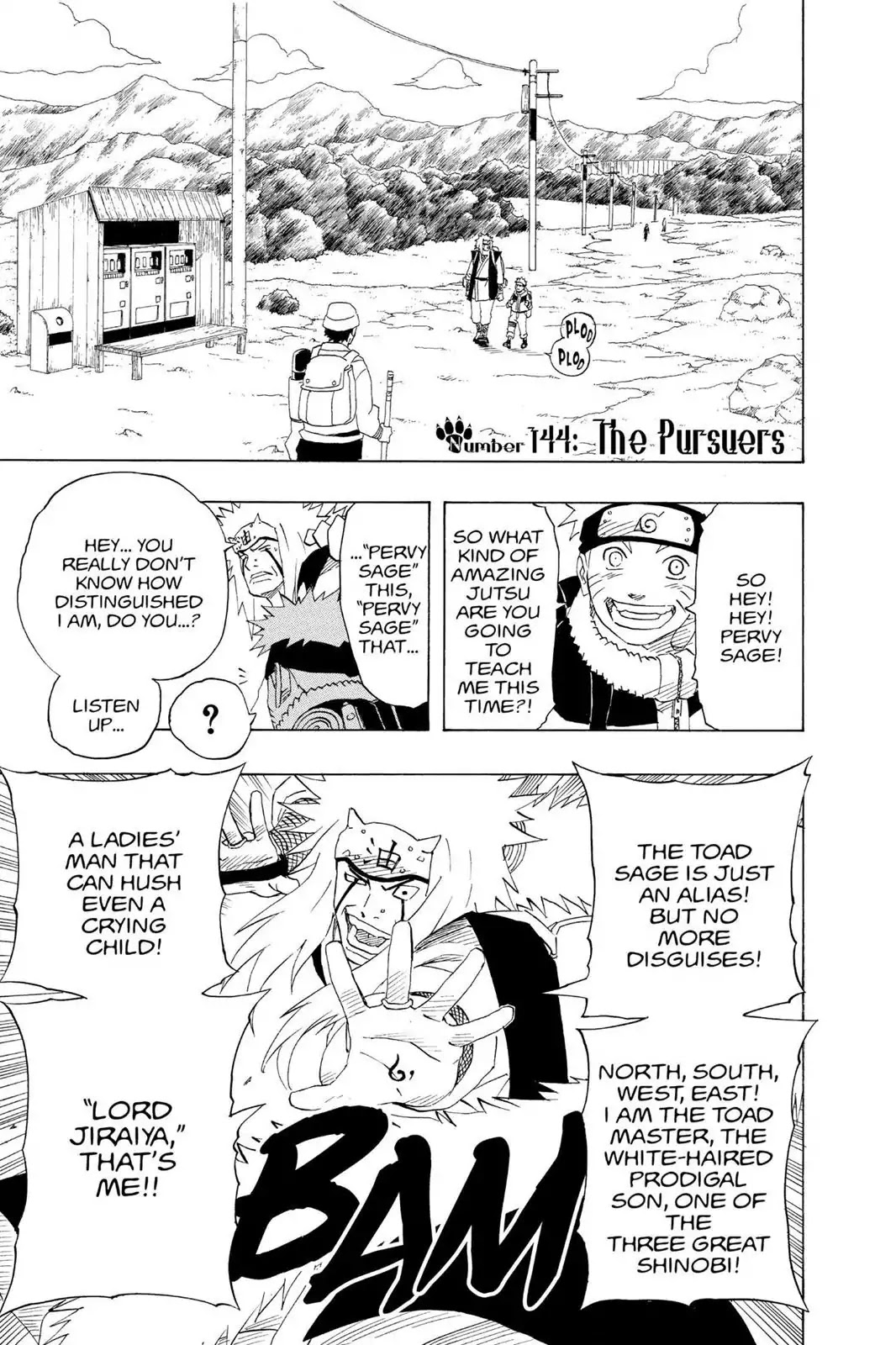 Naruto Chapter 144 page 1 - Chapter 144: The Pursuers