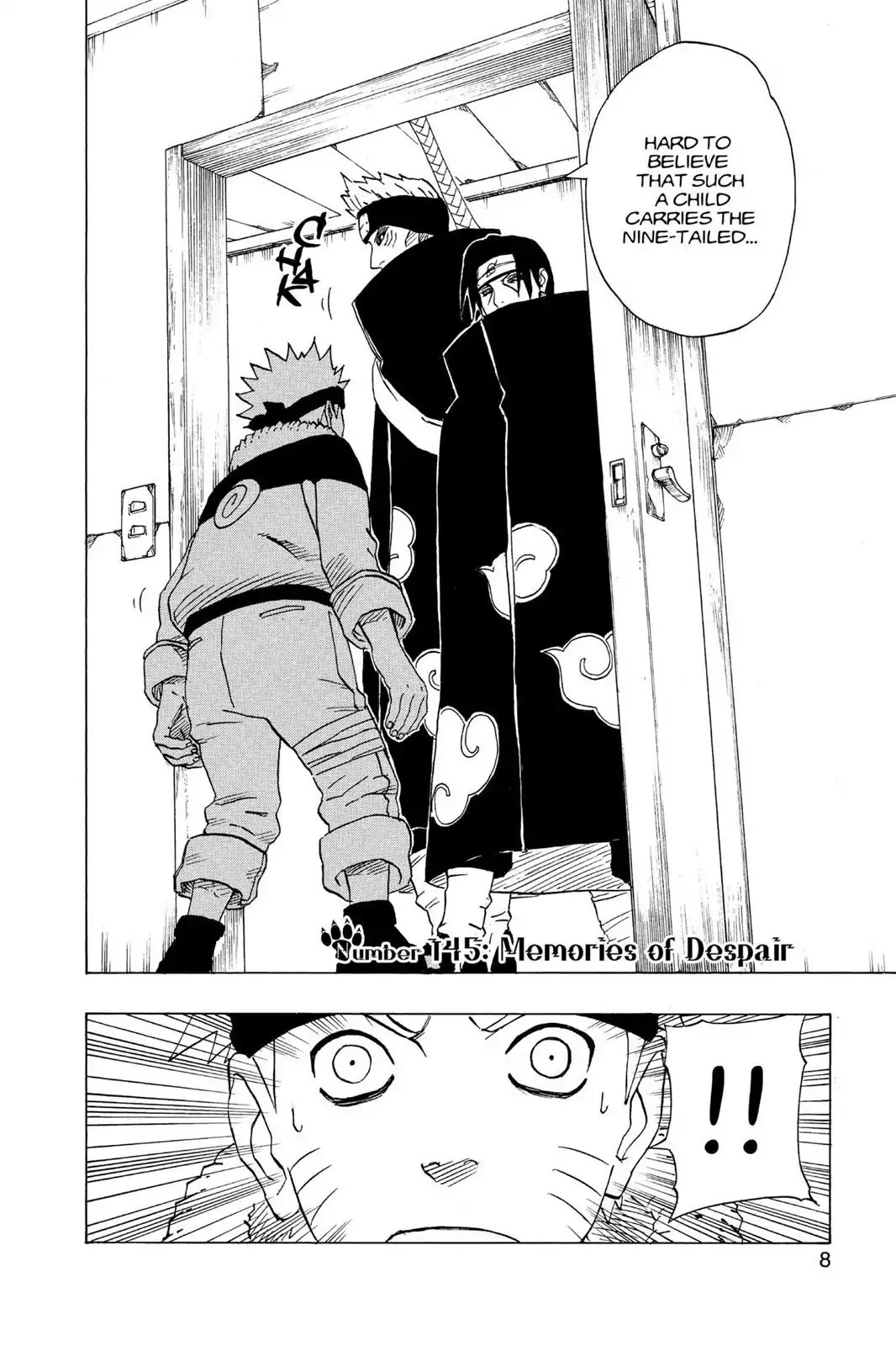 Naruto Chapter 145 page 9 - Chapter 145: Memories Of Despair