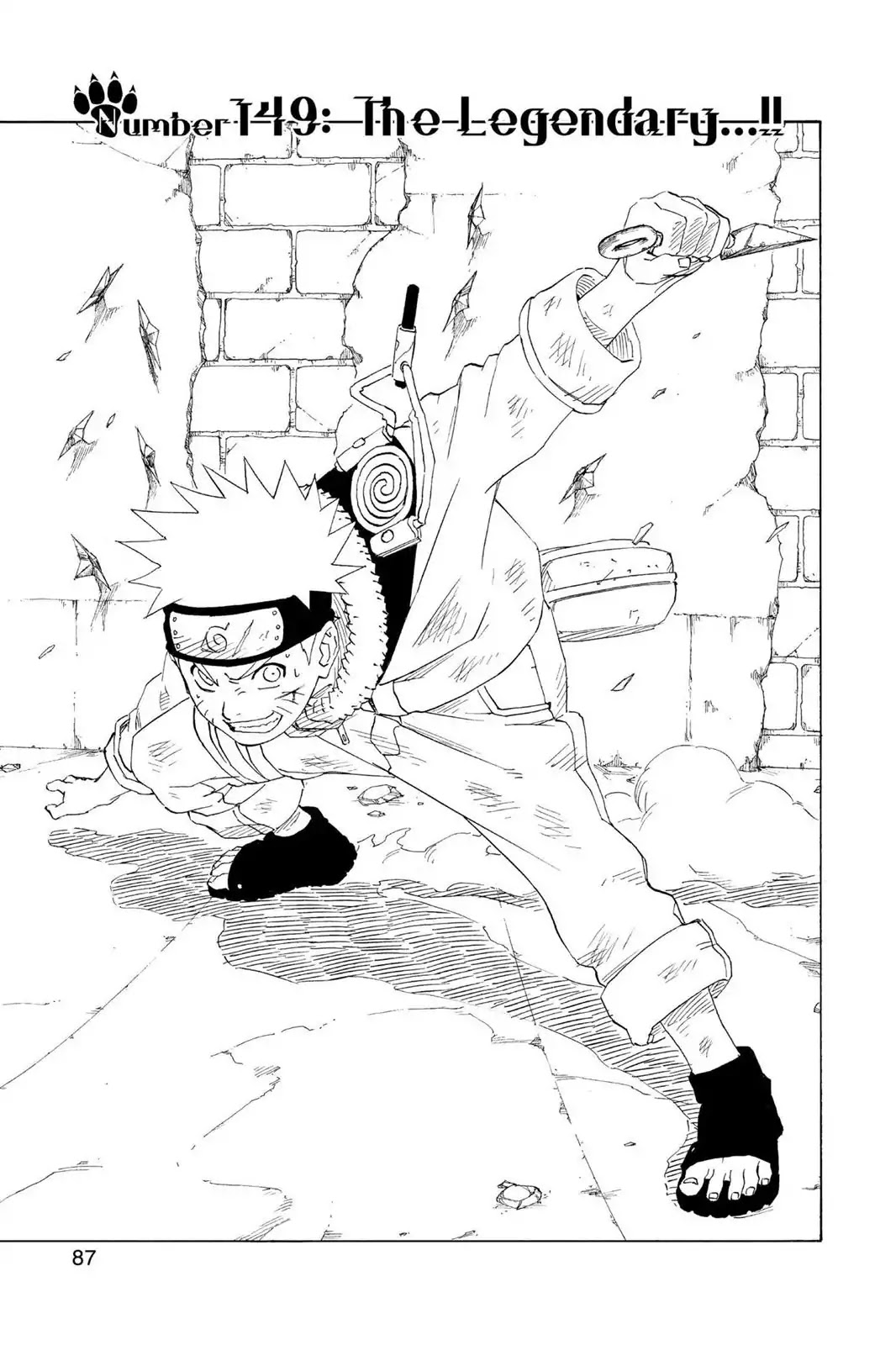 Naruto Chapter 149 page 1 - Chapter 149: The Lengendary...!!