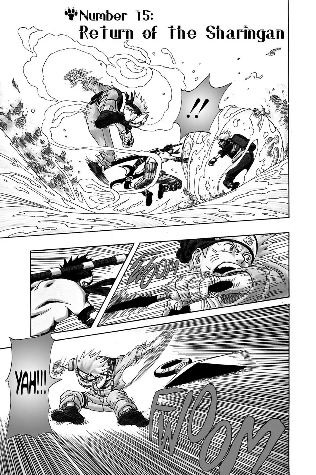 Naruto Chapter 15 page 1 - Chapter 15: Return Of The Sharingan