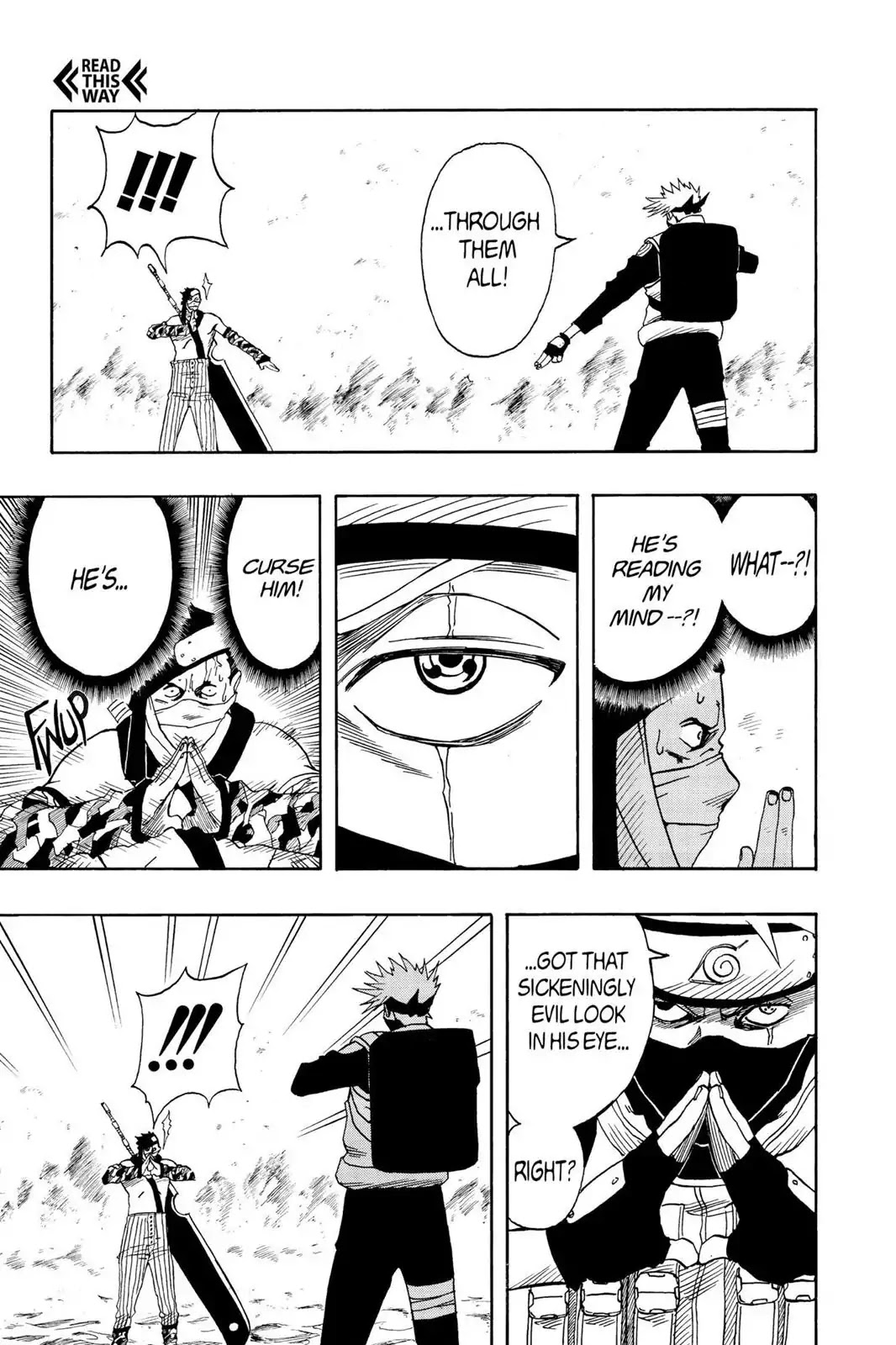 Naruto Chapter 15 page 13 - Chapter 15: Return Of The Sharingan