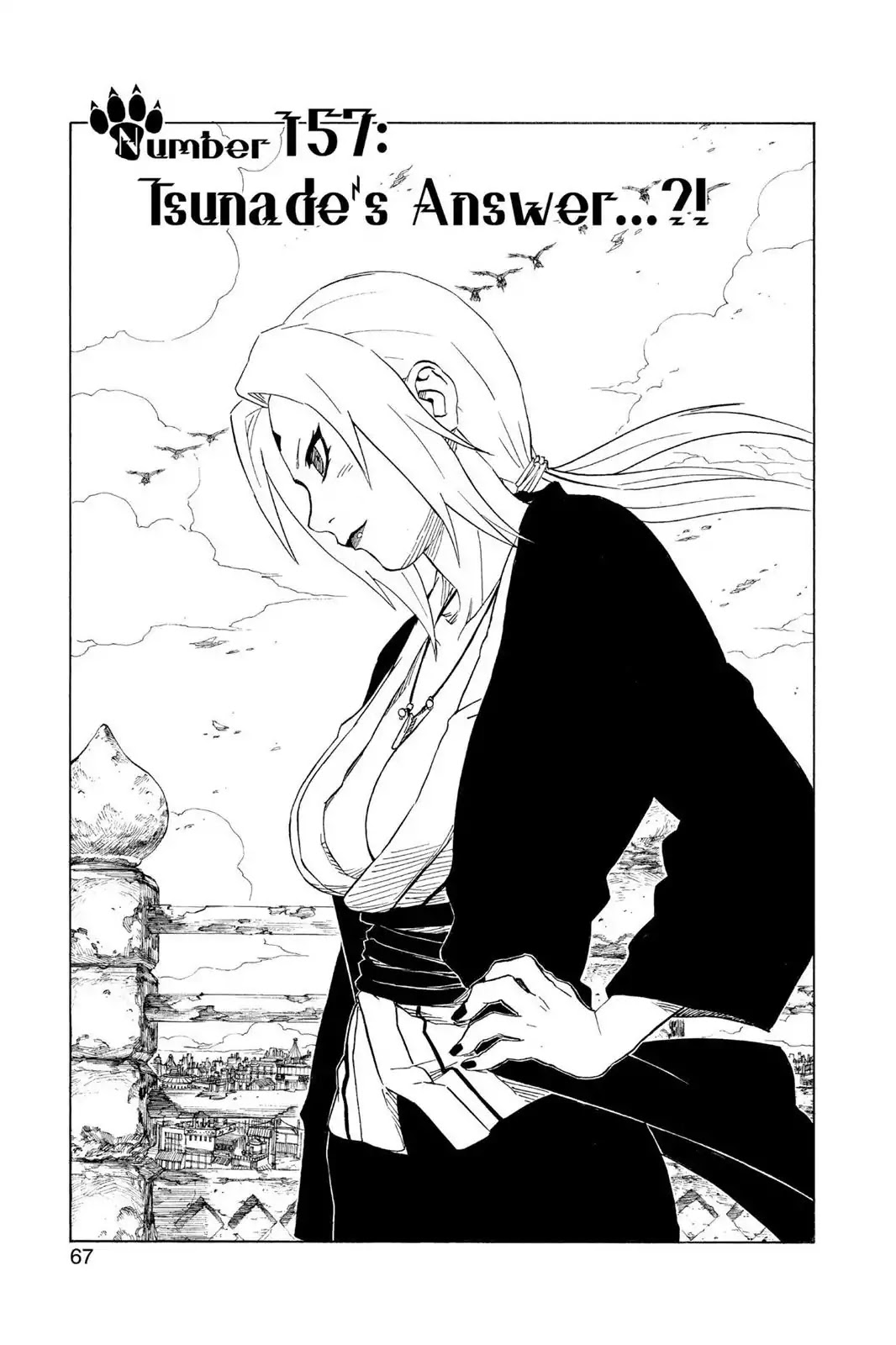 Naruto Chapter 157 page 1 - Chapter 157: Tsunade's Answer...?!