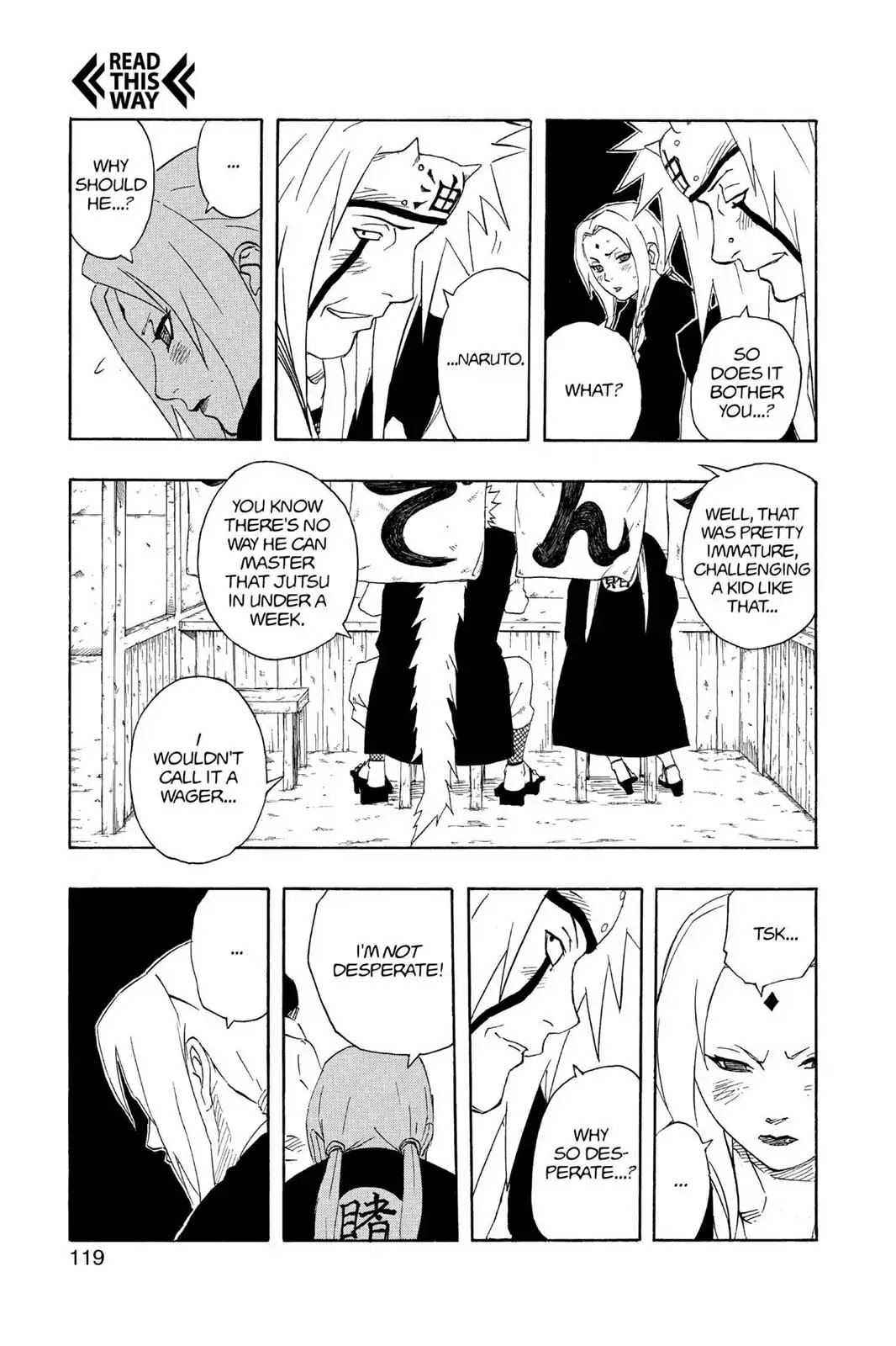 Naruto Chapter 159 page 13 - Chapter 159: The Wager...!!