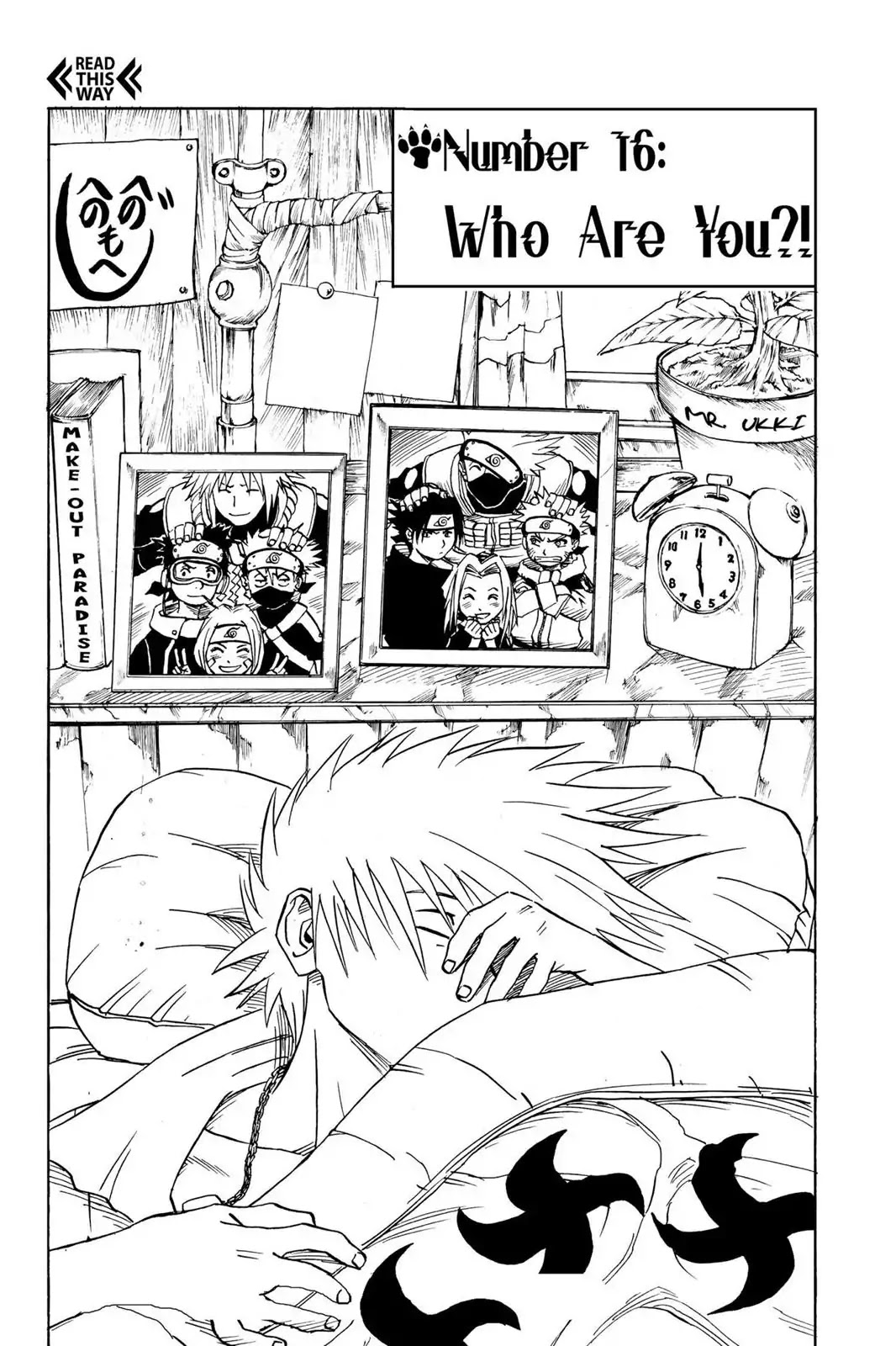 Naruto Chapter 16 page 1 - Chapter 16: Who Are You?!