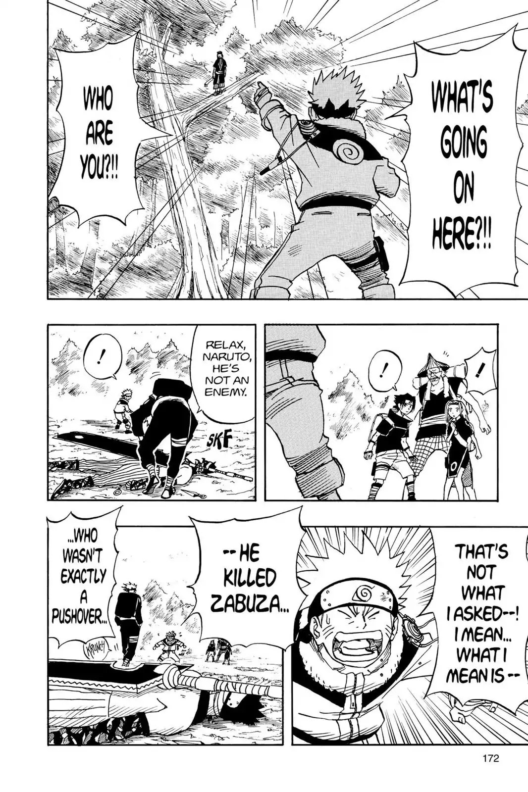 Naruto Chapter 16 page 6 - Chapter 16: Who Are You?!