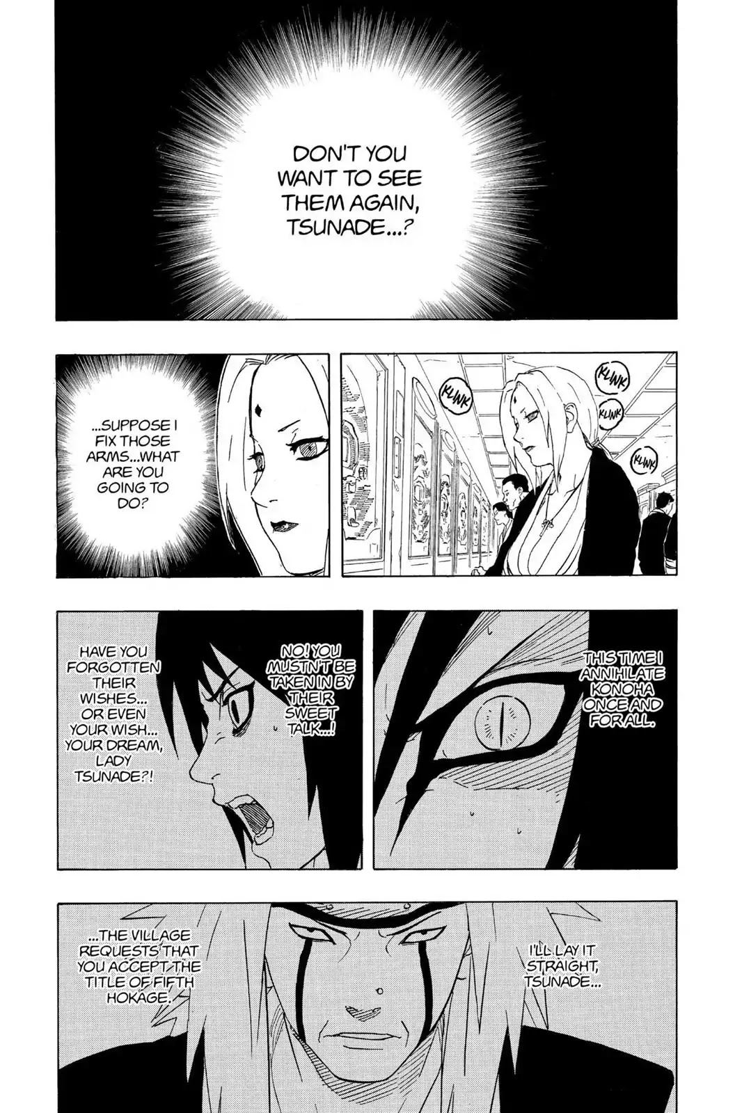 Naruto Chapter 161 page 5 - Chapter 161: Tsunade's Choice!!