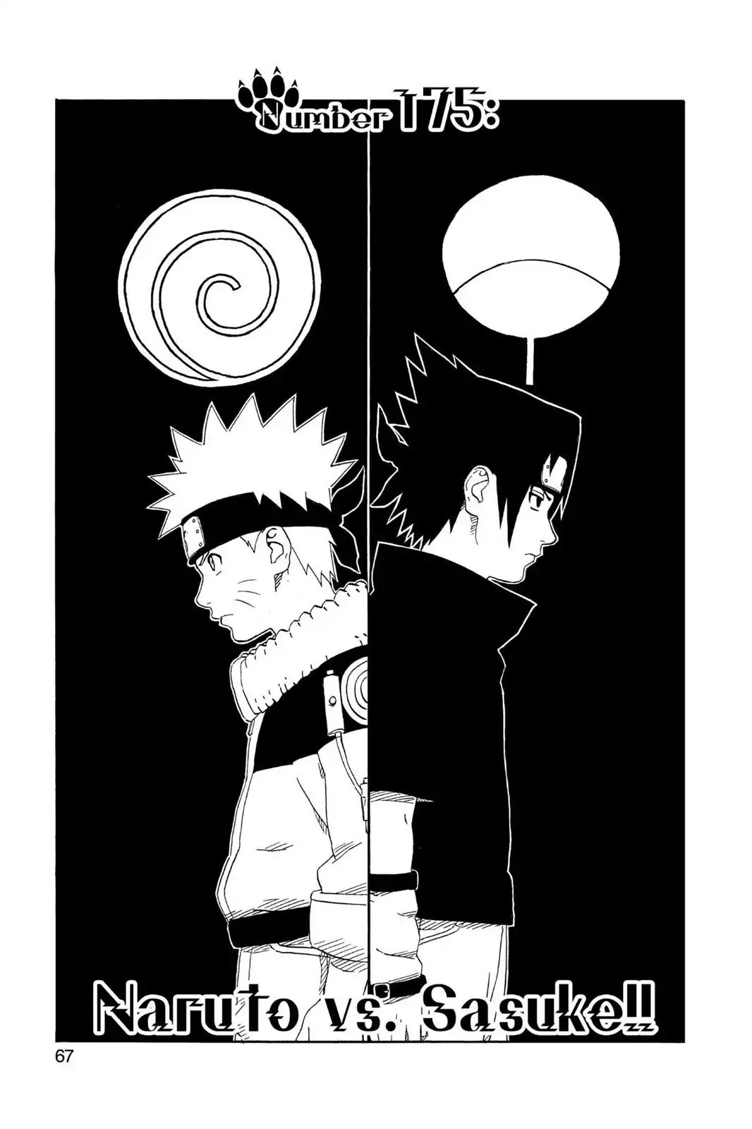 Naruto Chapter 175 page 1 - Chapter 175: Naruto Vs. Sasuke!!