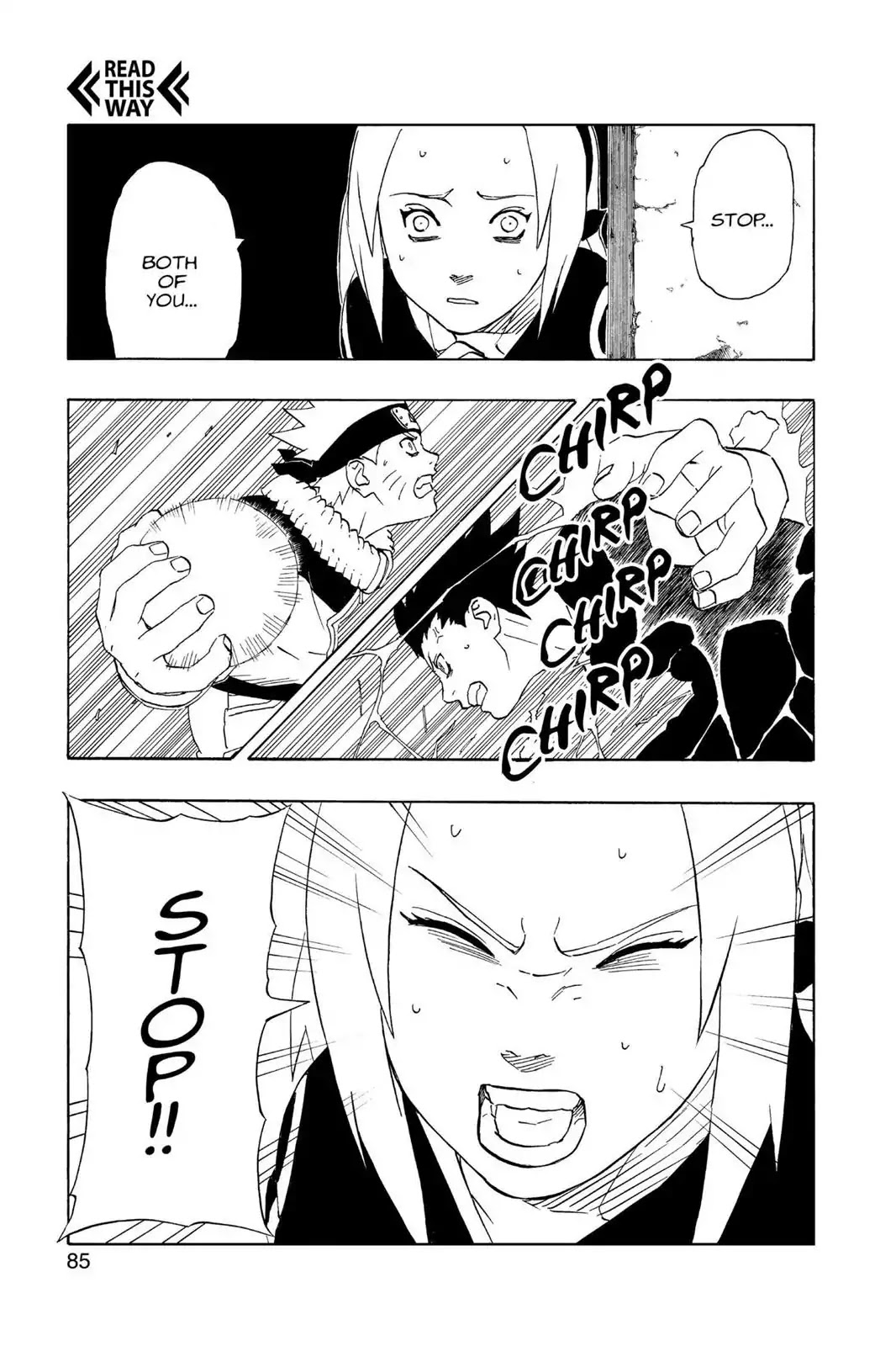 Naruto Chapter 175 page 19 - Chapter 175: Naruto Vs. Sasuke!!