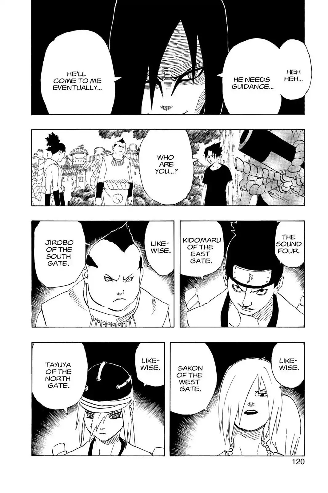 Naruto Chapter 177 page 14 - Chapter 177: The Sound Ninja Four