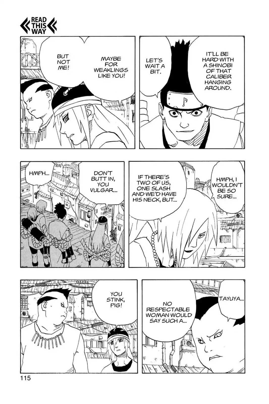 Naruto Chapter 177 page 9 - Chapter 177: The Sound Ninja Four