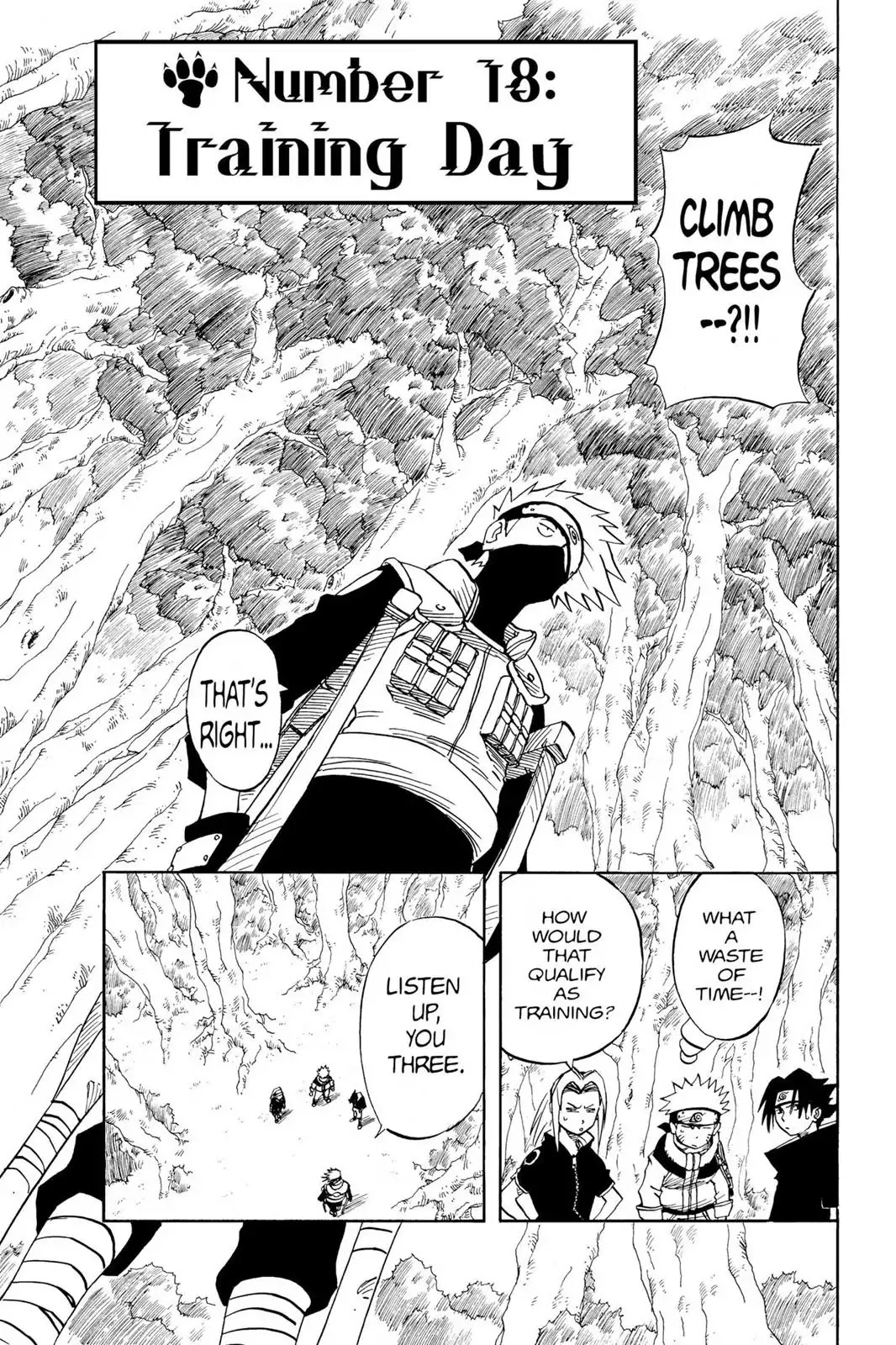 Naruto Chapter 18 page 8 - Chapter 18: Training Day