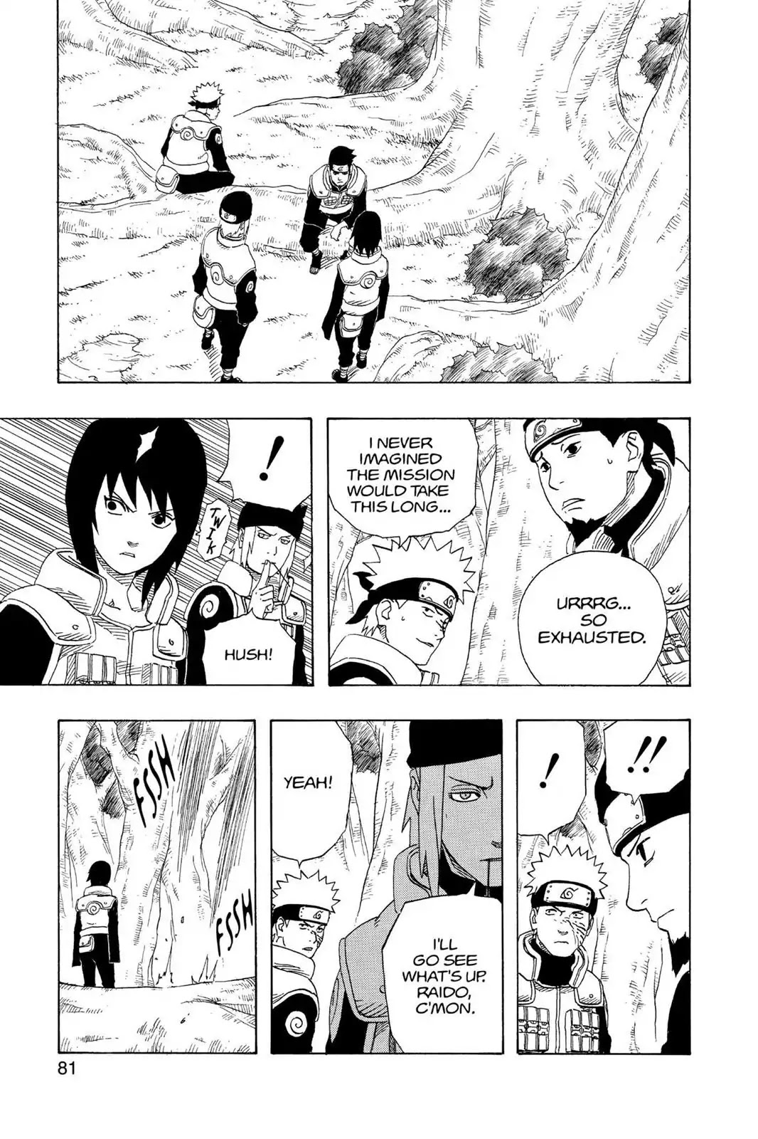 Naruto Chapter 184 page 15 - Chapter 184: Sound Vs. Leaf!!