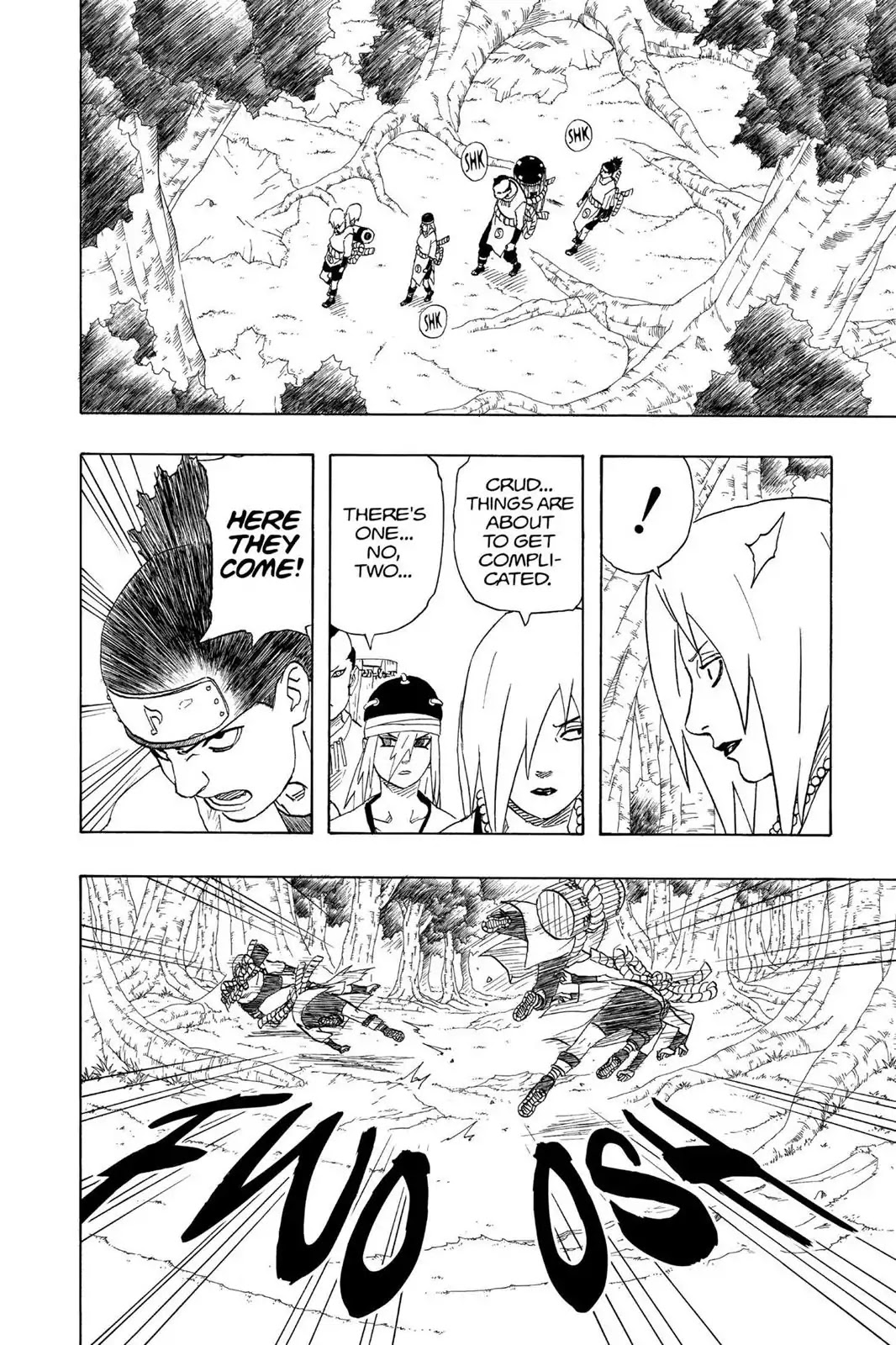 Naruto Chapter 184 page 16 - Chapter 184: Sound Vs. Leaf!!