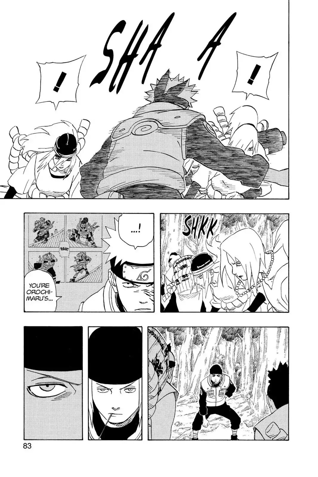 Naruto Chapter 184 page 17 - Chapter 184: Sound Vs. Leaf!!