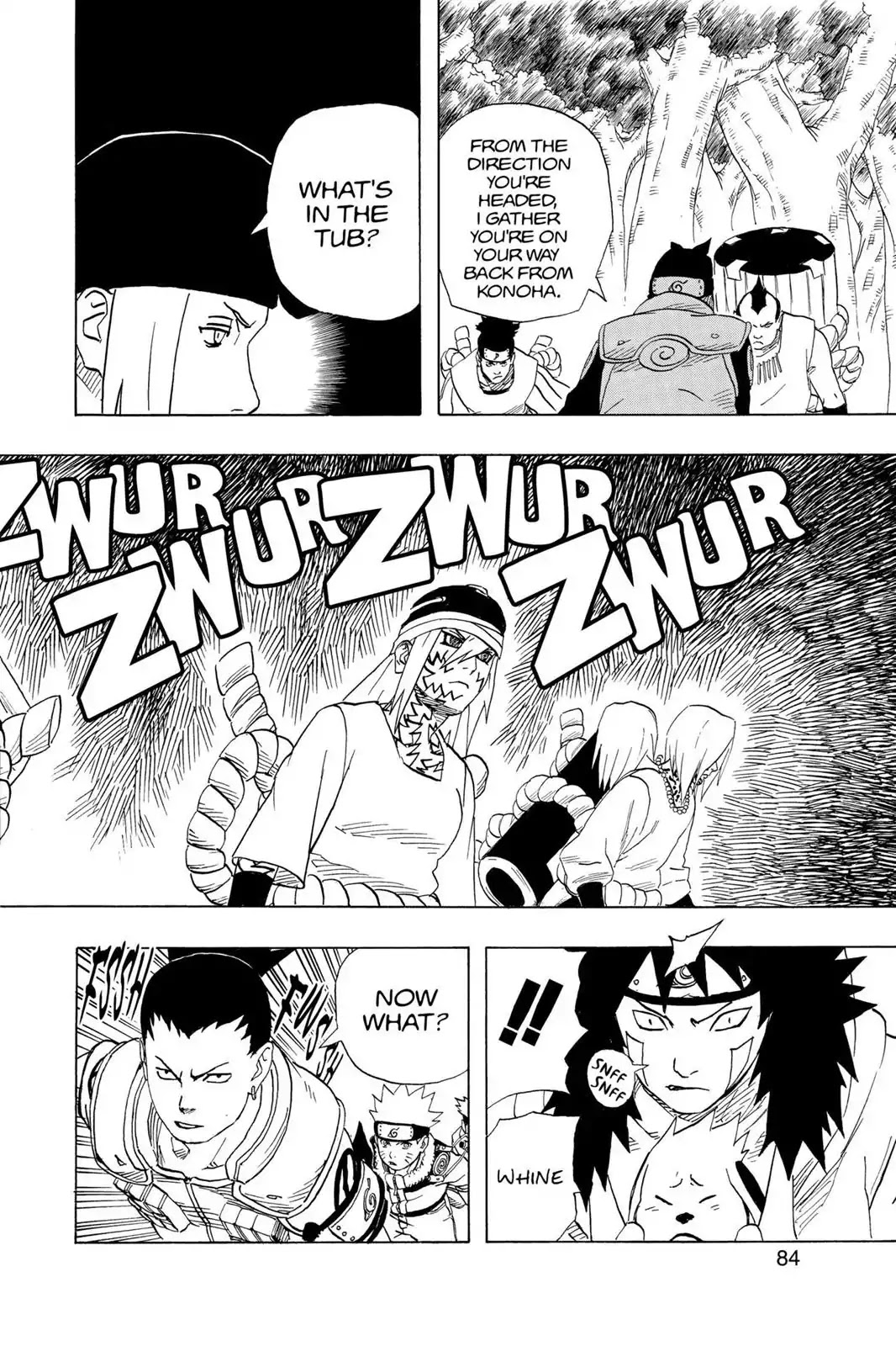 Naruto Chapter 184 page 18 - Chapter 184: Sound Vs. Leaf!!