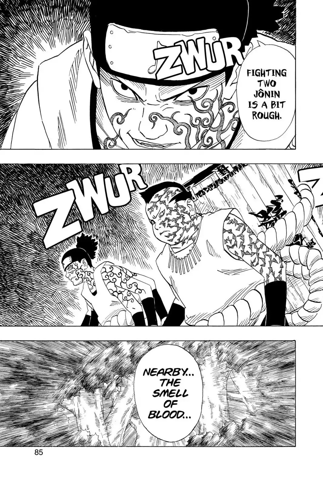 Naruto Chapter 184 page 19 - Chapter 184: Sound Vs. Leaf!!