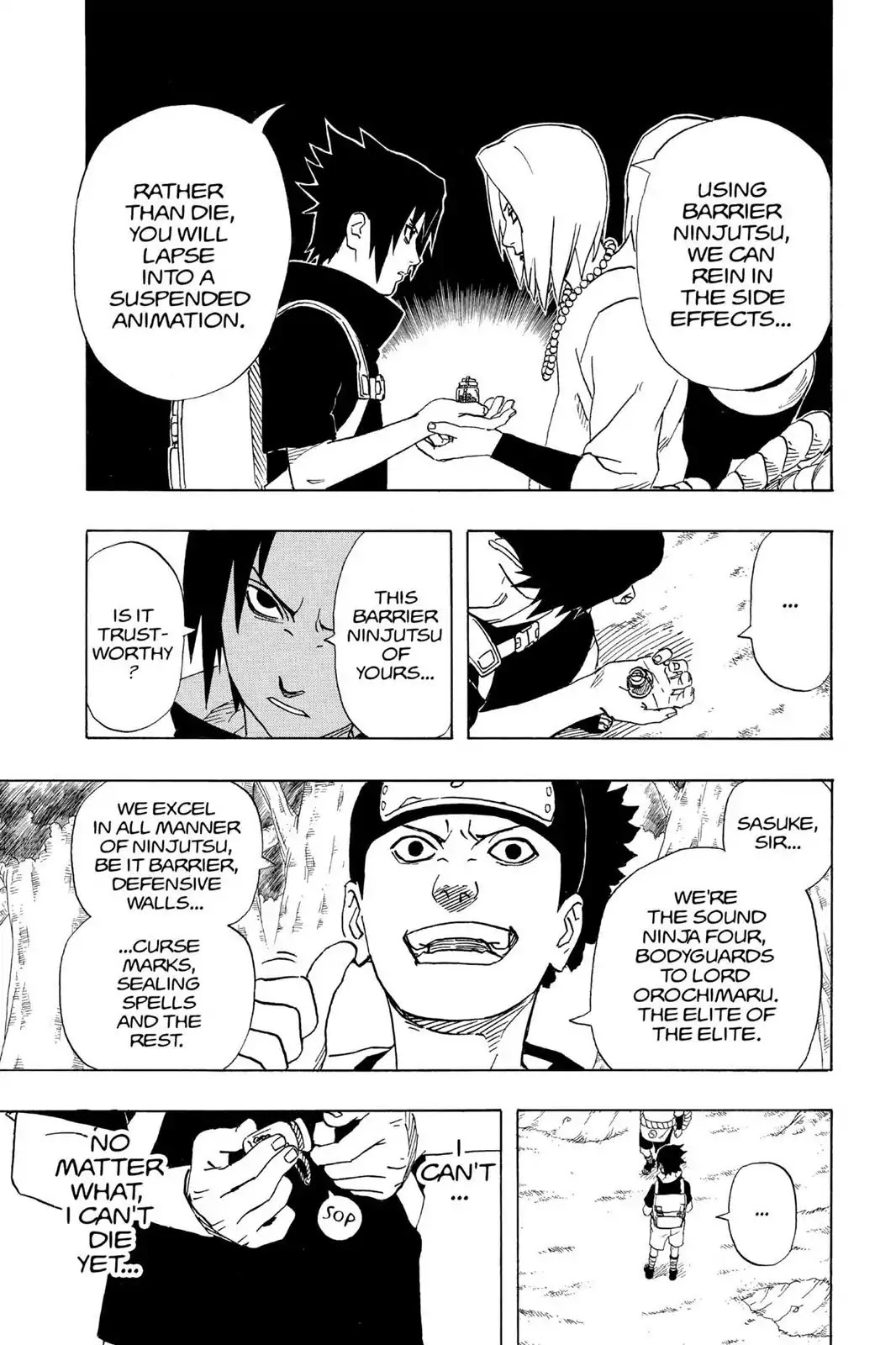 Naruto Chapter 184 page 5 - Chapter 184: Sound Vs. Leaf!!