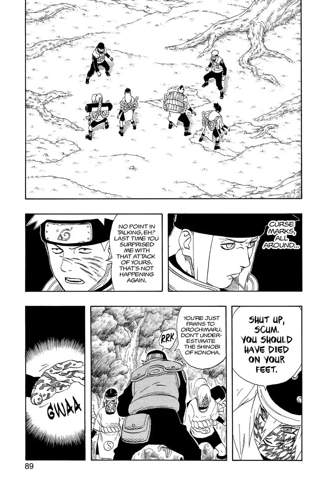 Naruto Chapter 185 page 3 - Chapter 185: Pursuit...!!