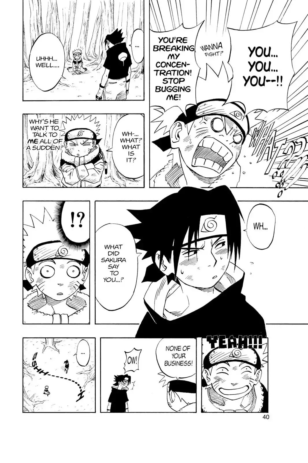 Naruto Chapter 19 page 14 - Chapter 19: The Emblem Of Courage