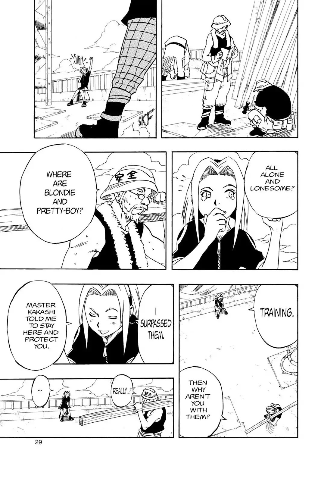 Naruto Chapter 19 page 3 - Chapter 19: The Emblem Of Courage