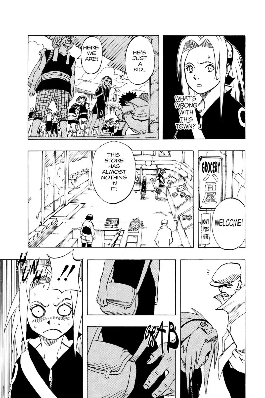 Naruto Chapter 19 page 7 - Chapter 19: The Emblem Of Courage