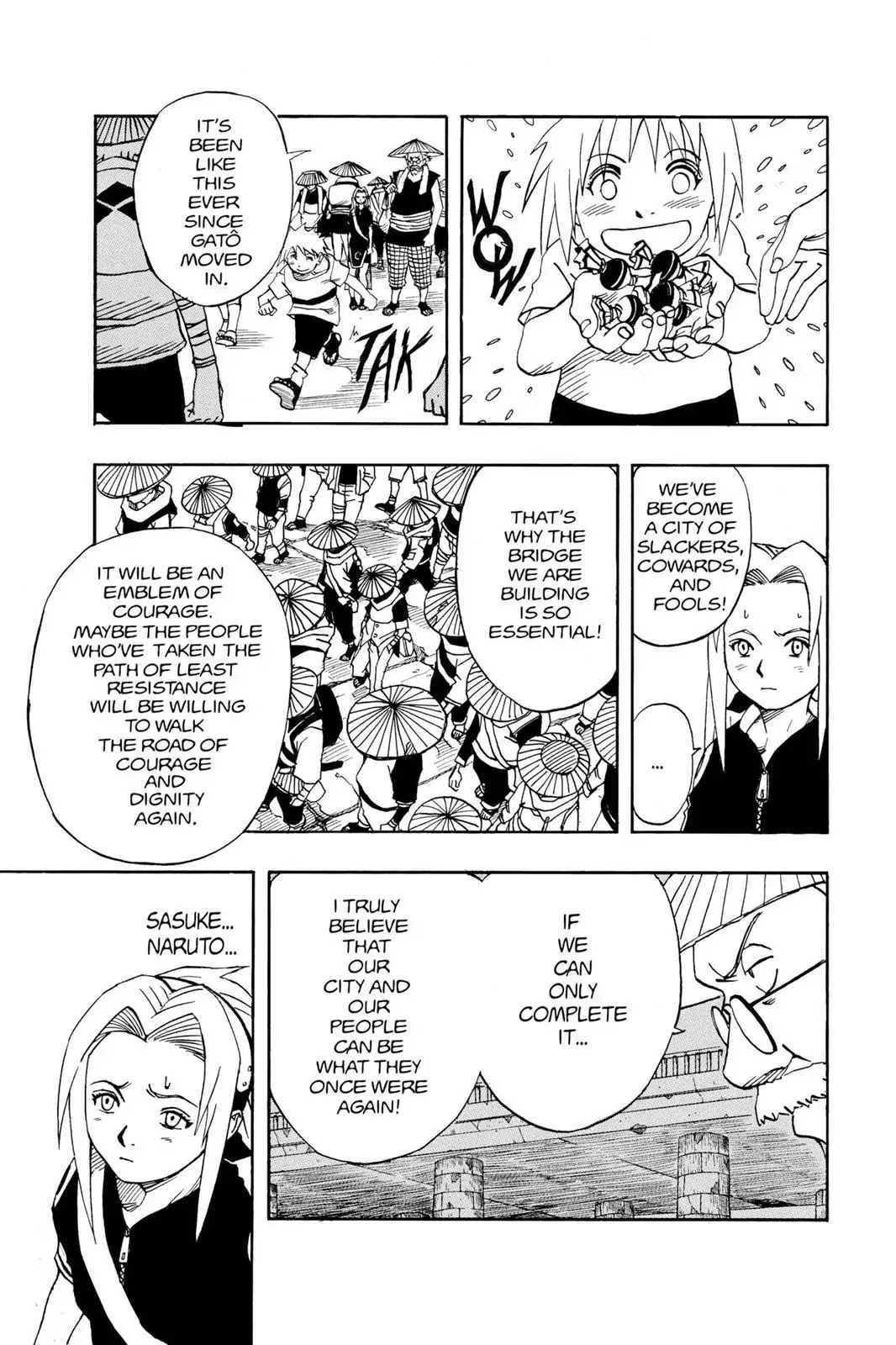 Naruto Chapter 19 page 9 - Chapter 19: The Emblem Of Courage