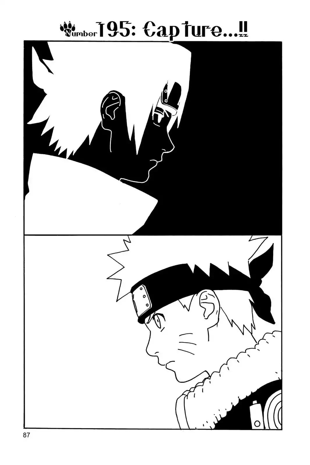 Naruto Chapter 195 page 1 - Chapter 195: Capture...!!