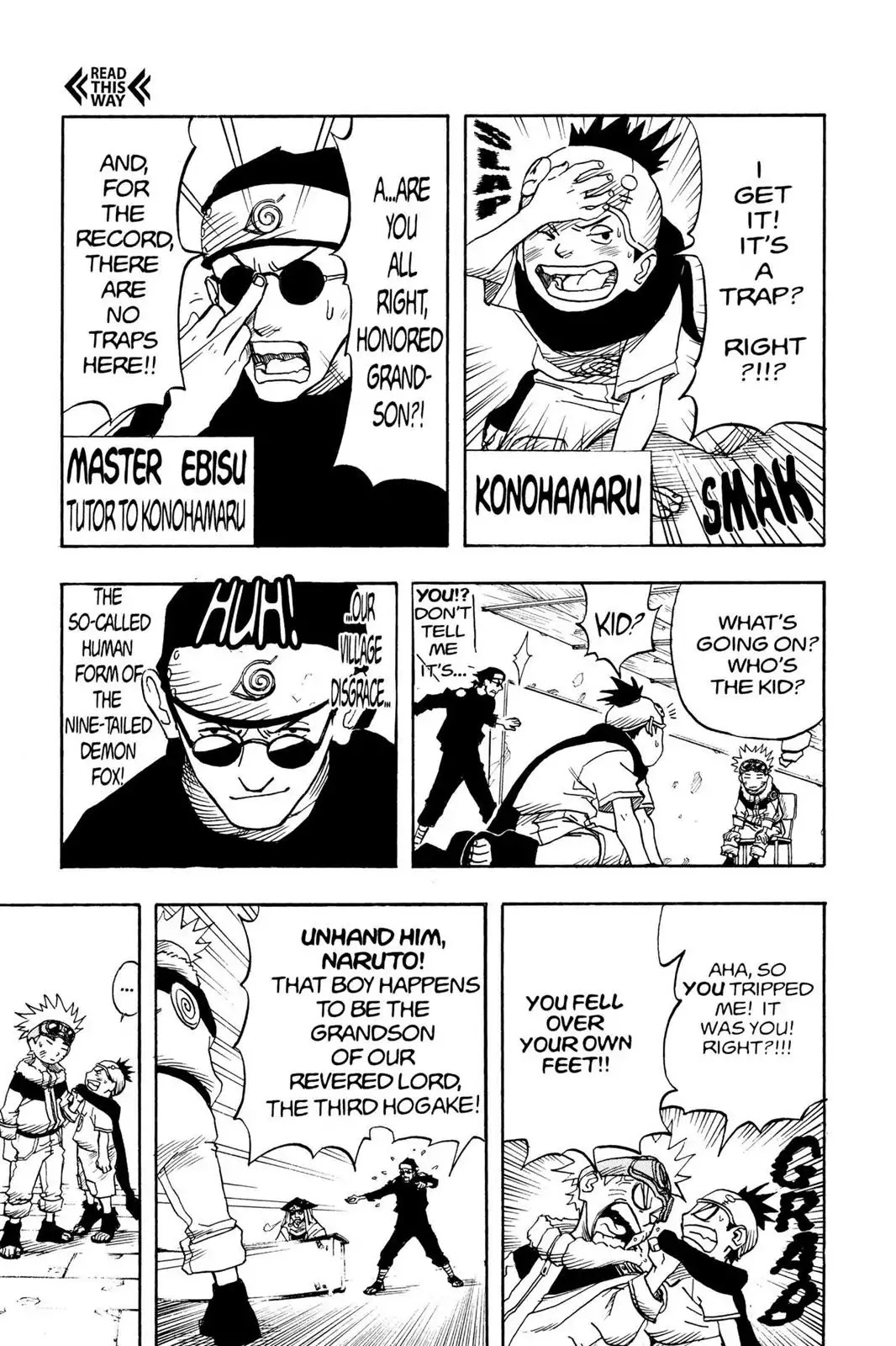 Naruto Chapter 2 page 5 - Chapter 2: Konohamaru