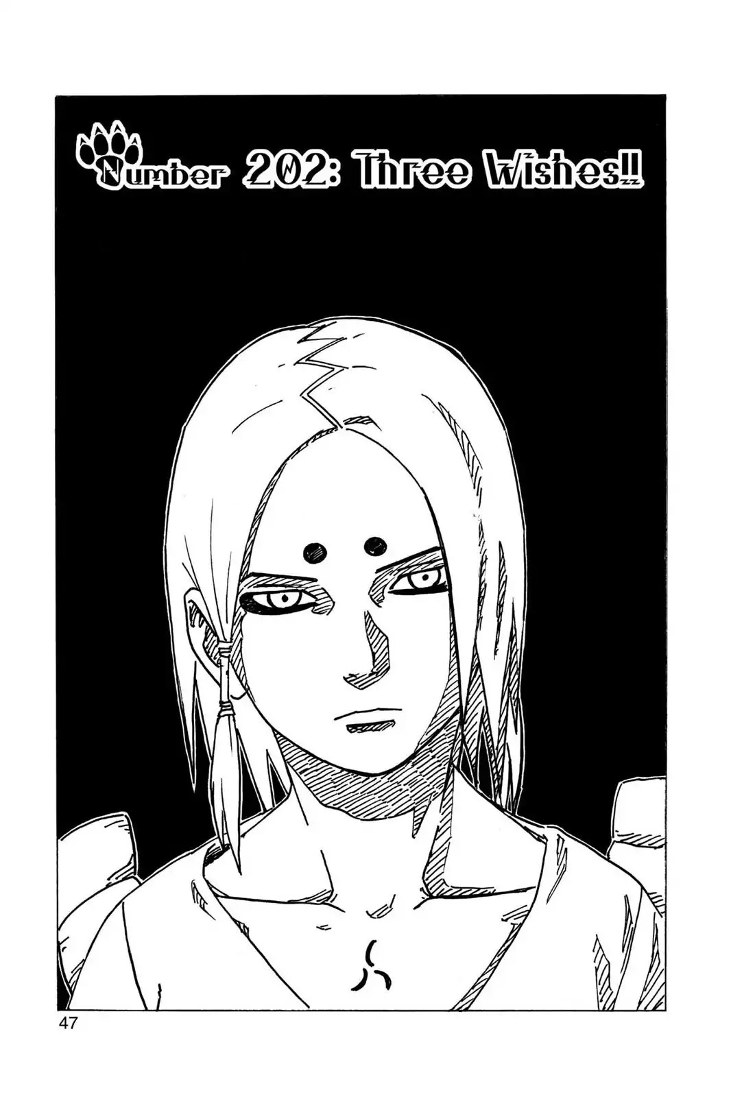 Naruto Chapter 202 page 1 - Chapter 202: Three Wishes!!