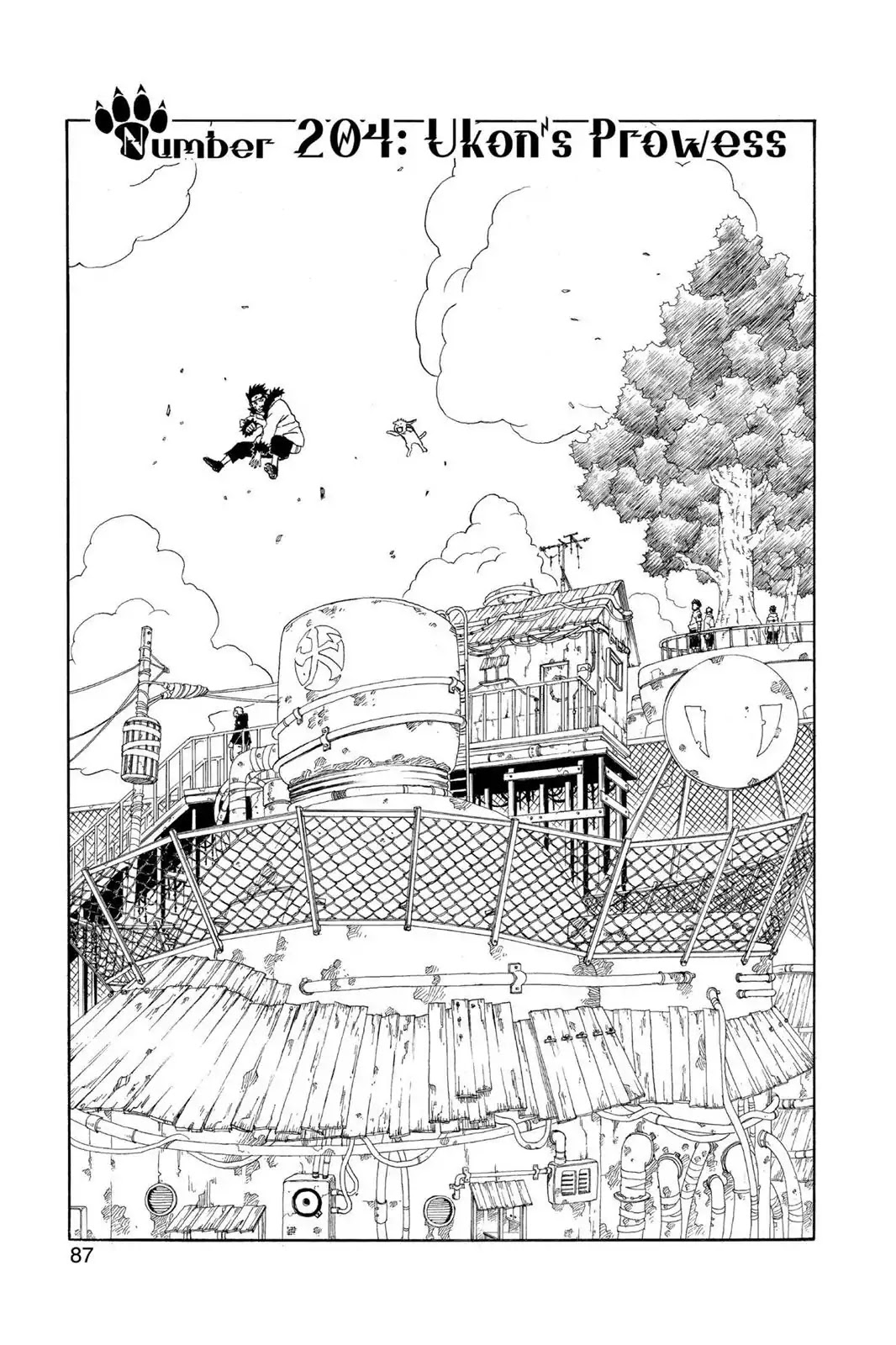 Naruto Chapter 204 page 1 - Chapter 204: Ukon's Prowess