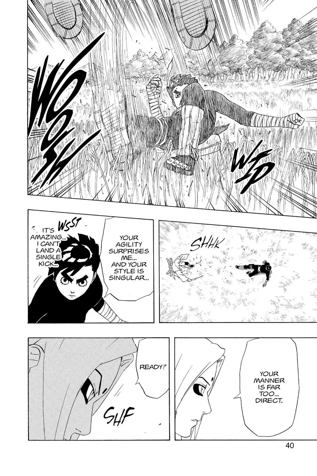 Naruto Chapter 210 page 14 - Chapter 210: Lee's Secret!!