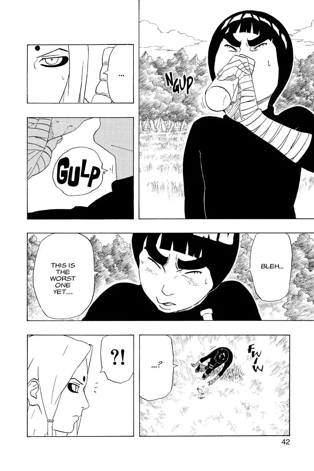 Naruto Chapter 210 page 16 - Chapter 210: Lee's Secret!!