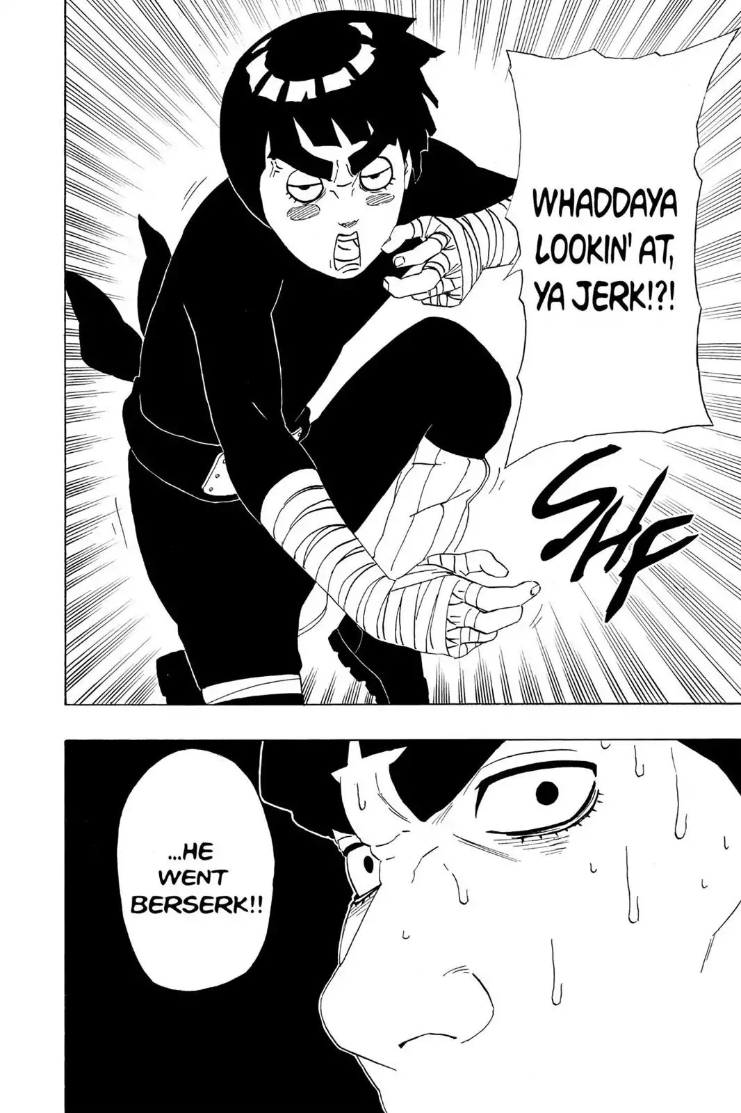 Naruto Chapter 210 page 18 - Chapter 210: Lee's Secret!!