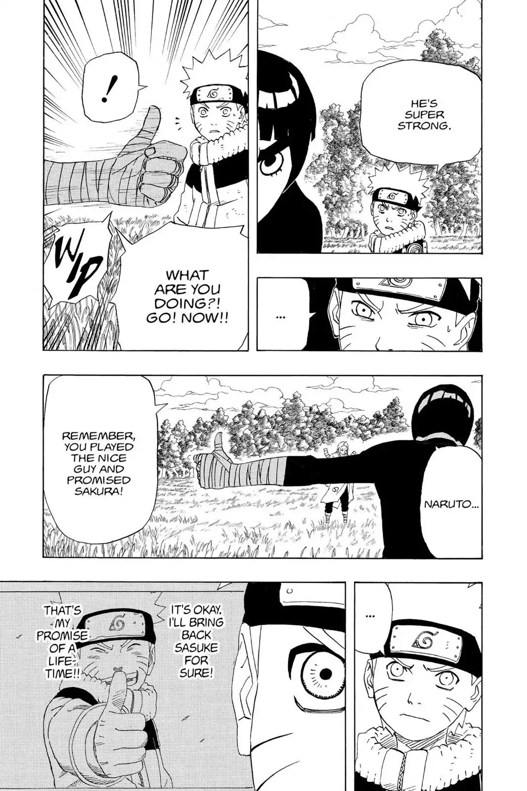 Naruto Chapter 210 page 3 - Chapter 210: Lee's Secret!!