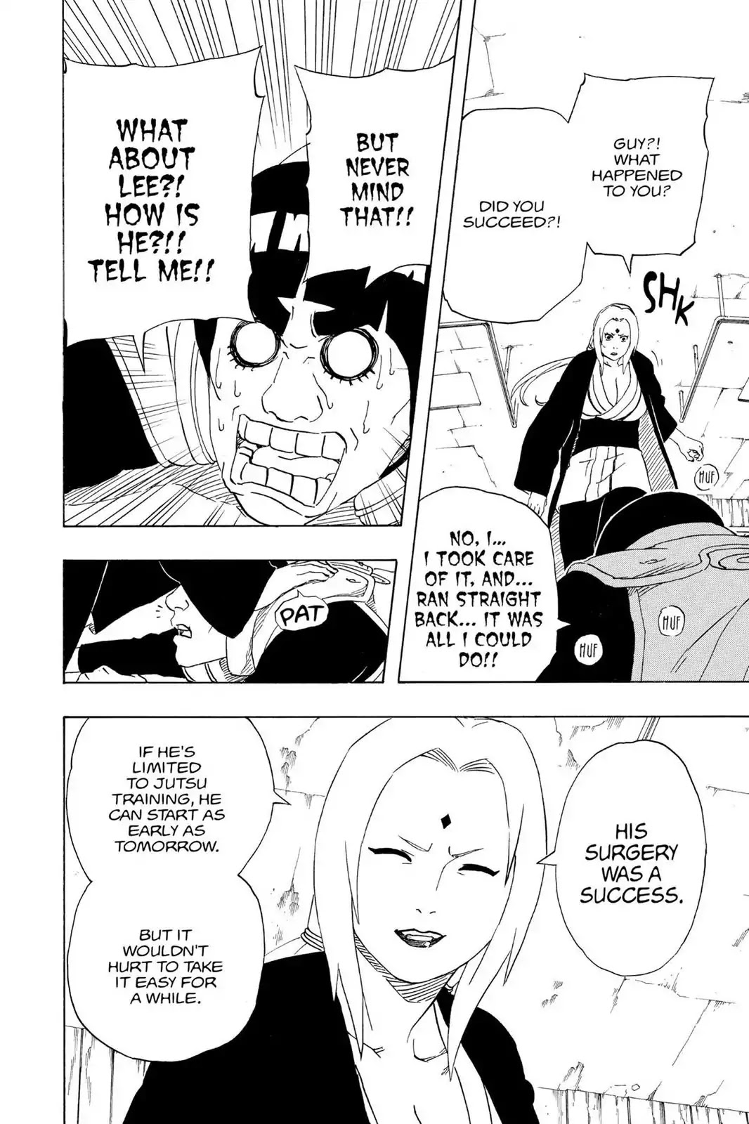 Naruto Chapter 210 page 8 - Chapter 210: Lee's Secret!!
