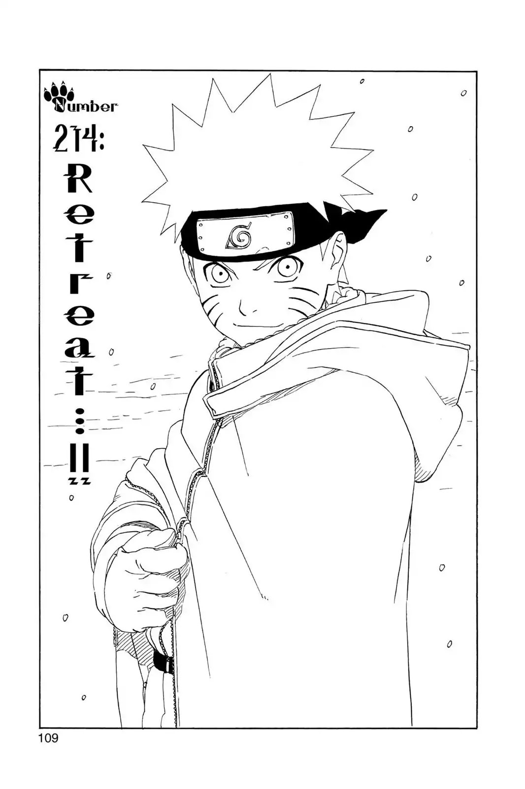 Naruto Chapter 214 page 1 - Chapter 214: Retreat...!!