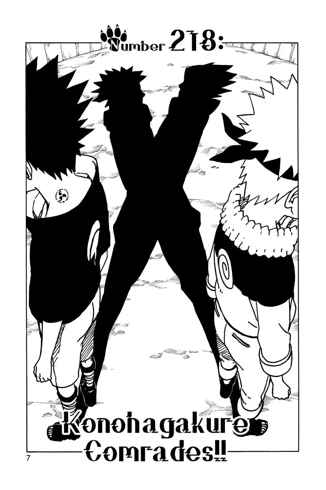 Naruto Chapter 218 page 8 - Chapter 218: Konohagakure Comrades!!