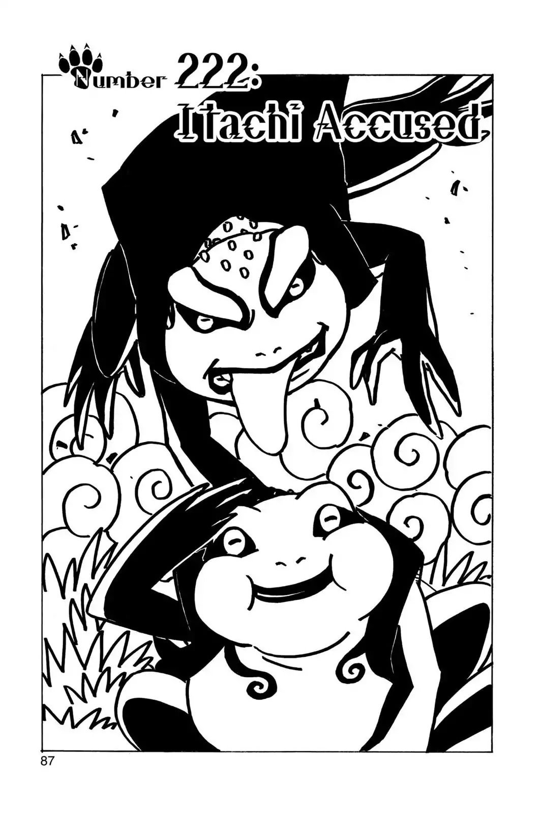 Naruto Chapter 222 page 1 - Chapter 222: Itachi Accused