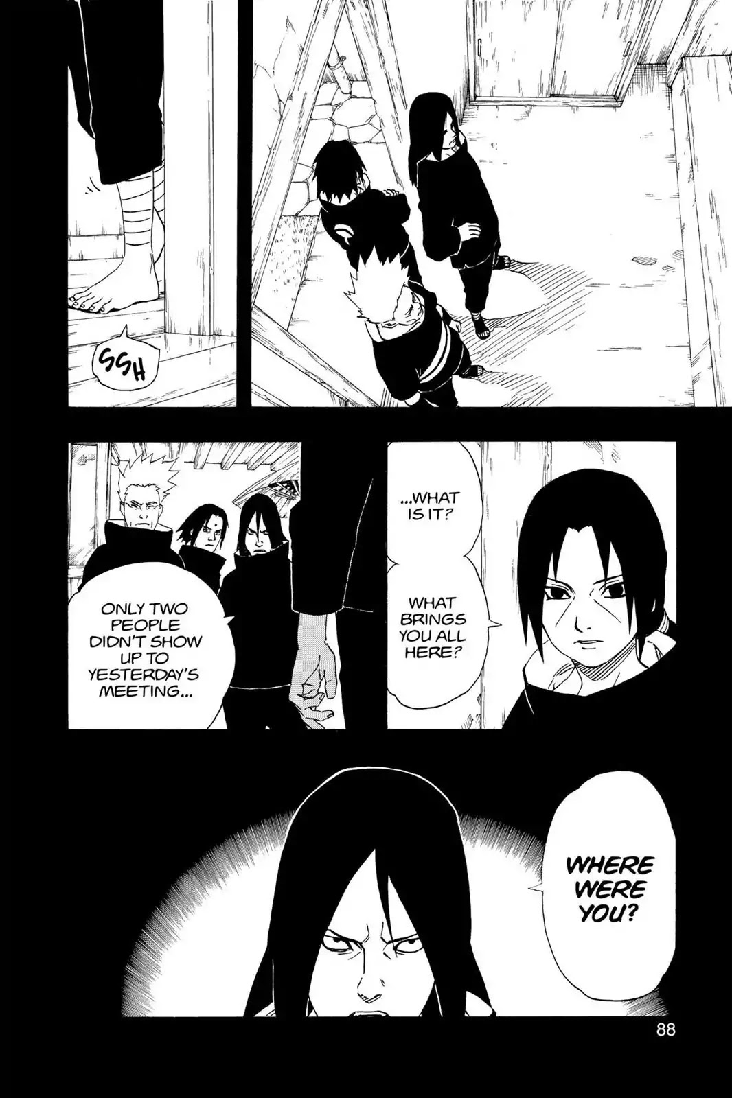 Naruto Chapter 222 page 2 - Chapter 222: Itachi Accused